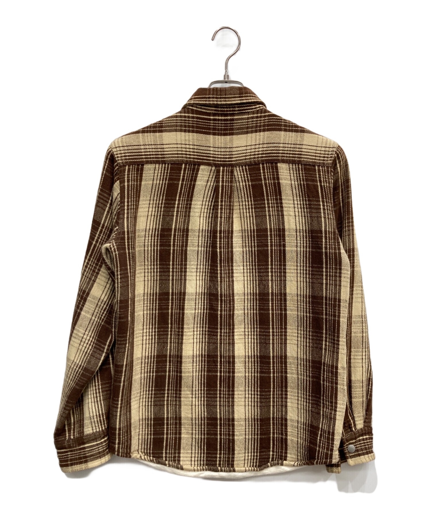 中古・古着通販】stussy (ステューシー) シャツジャケット ブラウン