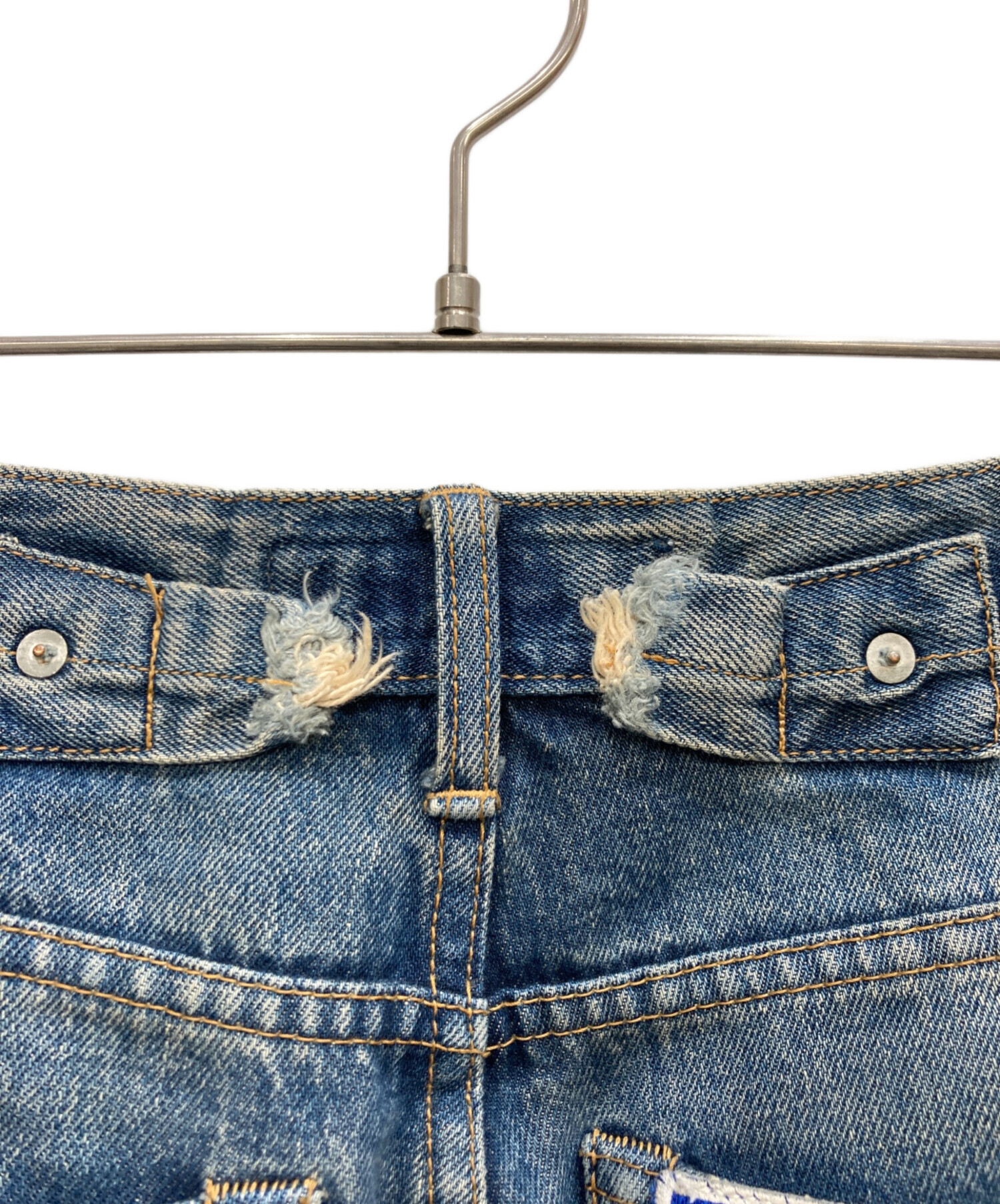 中古・古着通販】DAIRIKU (ダイリク) Flower Cross Embroidery Slim