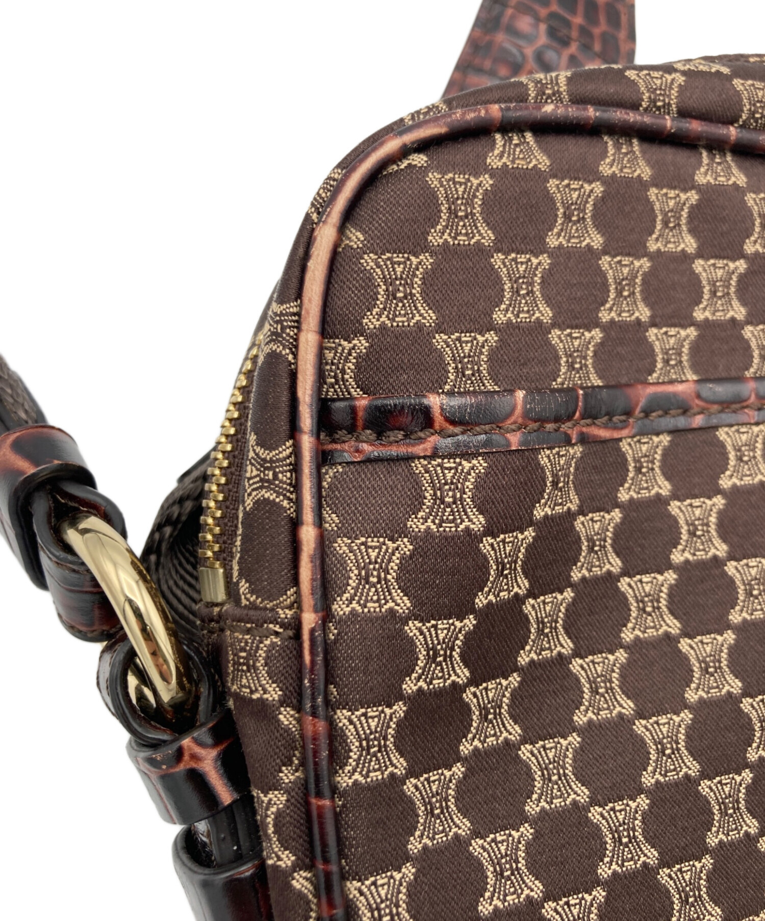 中古・古着通販】CELINE (セリーヌ) マカダム柄 キャンバス ショルダー