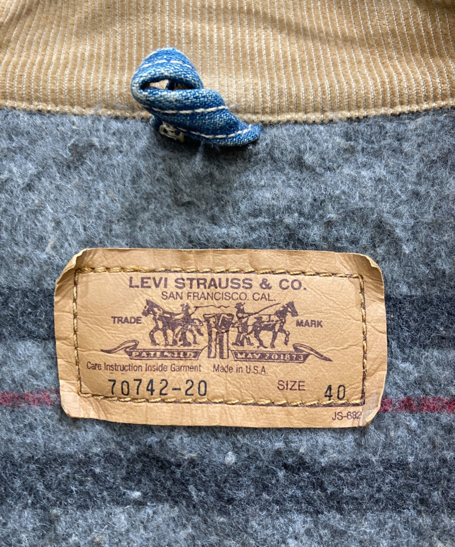 中古・古着通販】LEVI'S (リーバイス) カバーオール インディゴ サイズ