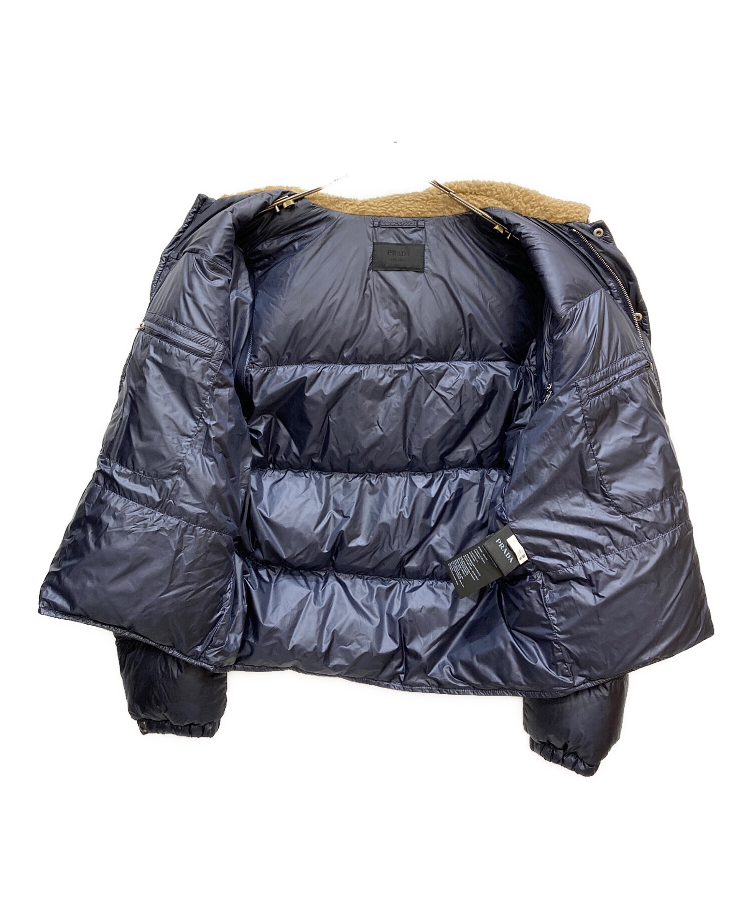 中古・古着通販】PRADA (プラダ) ダウンジャケット ネイビー サイズ:54