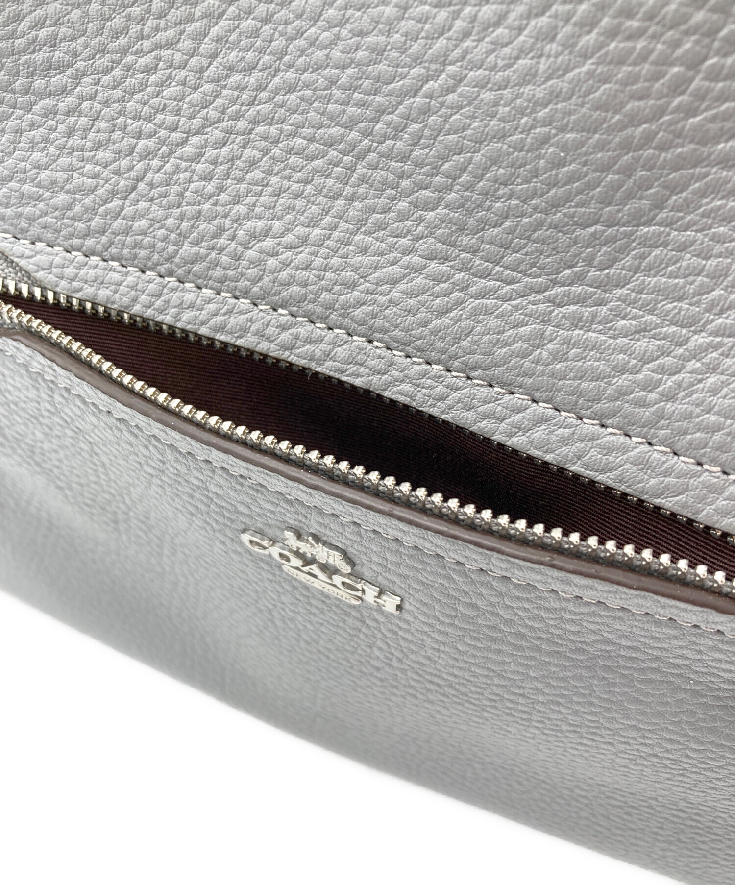 中古・古着通販】COACH (コーチ) ショルダーバッグ グレー｜ブランド