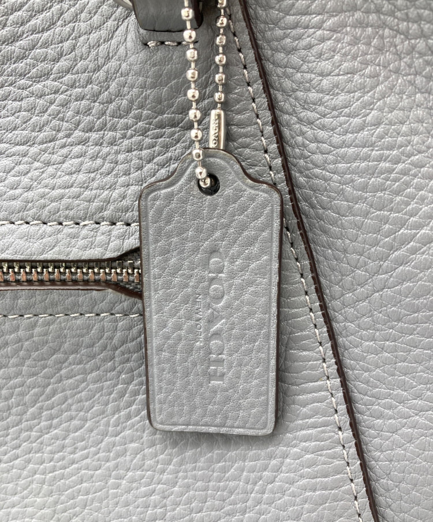 中古・古着通販】COACH (コーチ) ショルダーバッグ グレー｜ブランド