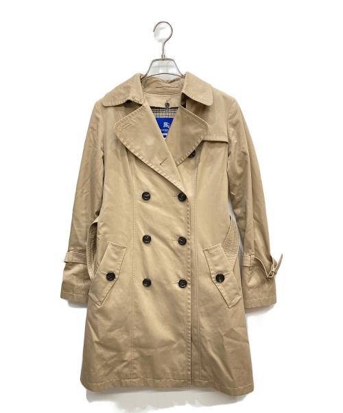 バーバリー　ブルーレーベル　トレンチコート　着丈100㌢ 中古・古着通販】BURBERRY BLUE LABEL (バーバリー ブルー レーベル