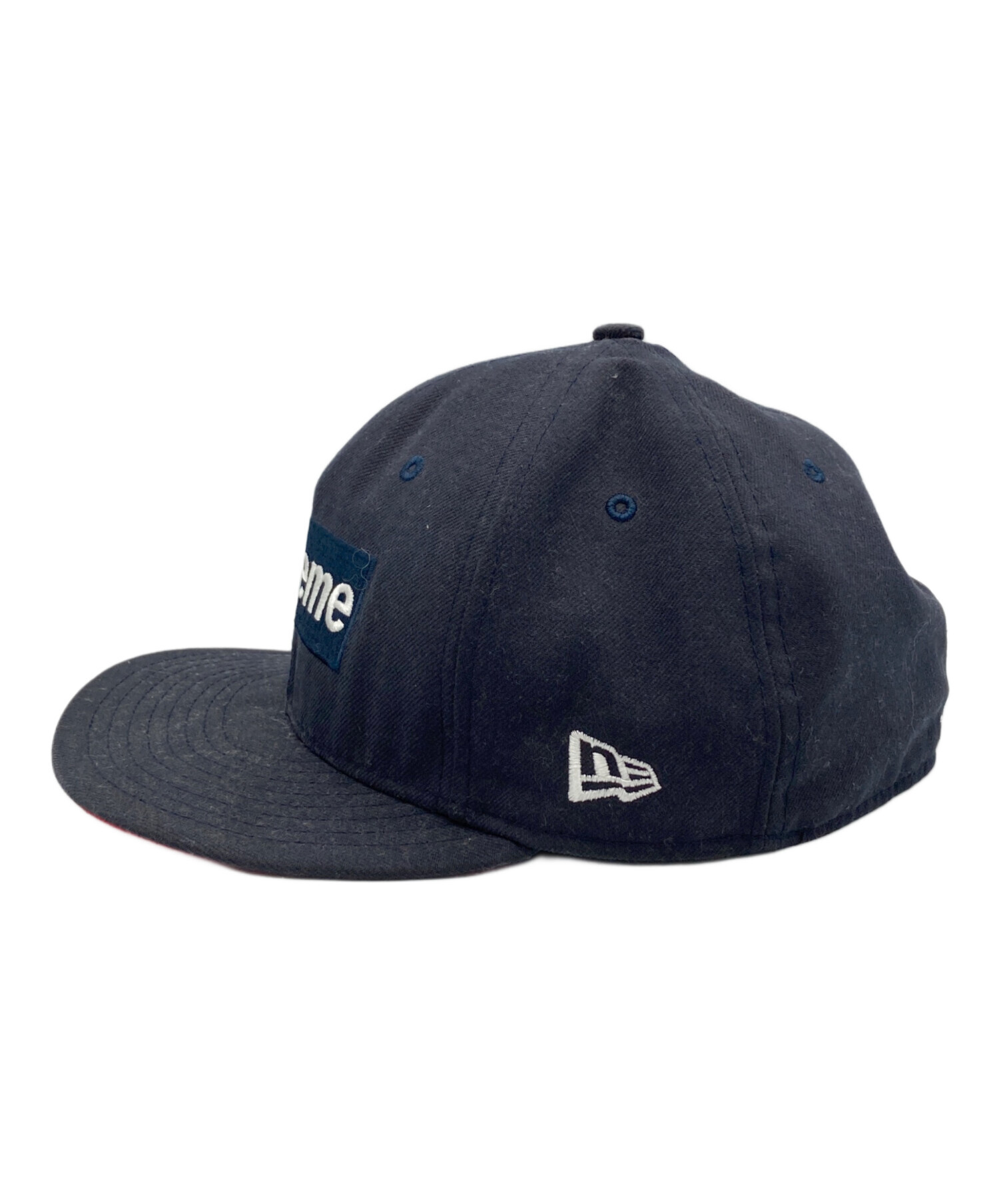 Supreme NEW ERA キャップ　帽子　BOXロゴ ネイビー　紺 中古・古着通販】Supreme (シュプリーム) New Era (ニューエラ) Gore