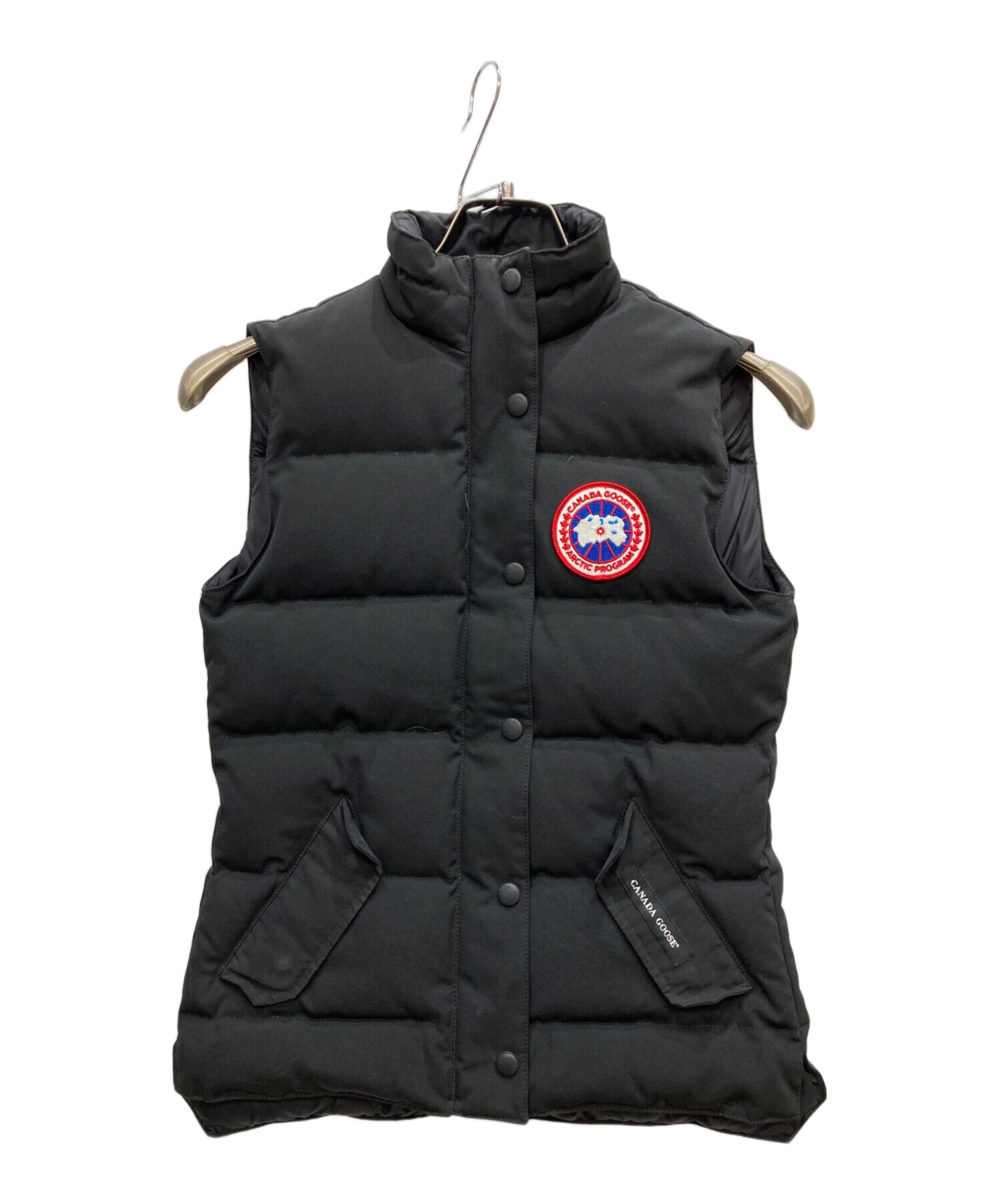 中古・古着通販】CANADA GOOSE (カナダグース) ダウンベスト ブラック