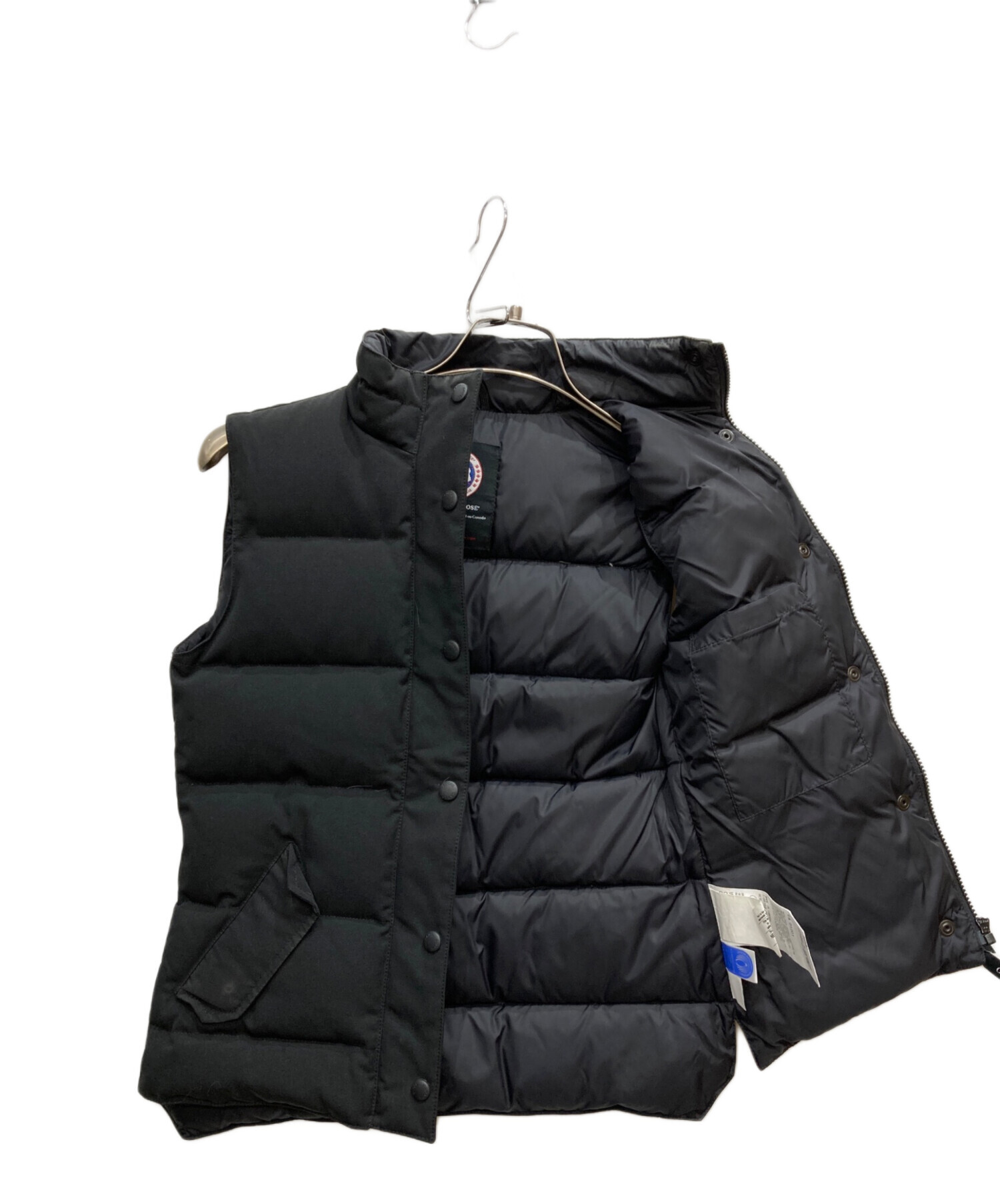 中古・古着通販】CANADA GOOSE (カナダグース) ダウンベスト ブラック