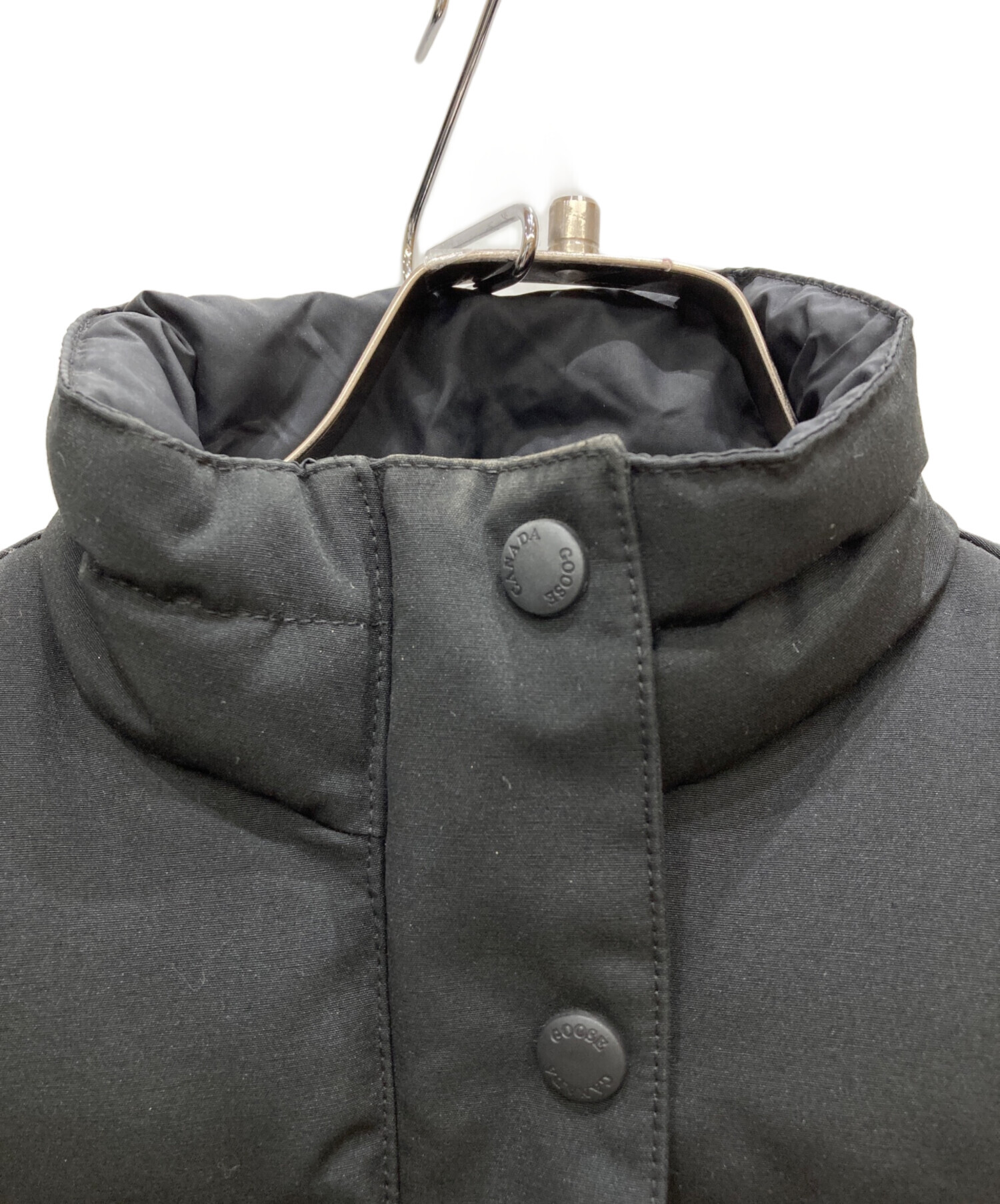中古・古着通販】CANADA GOOSE (カナダグース) ダウンベスト ブラック
