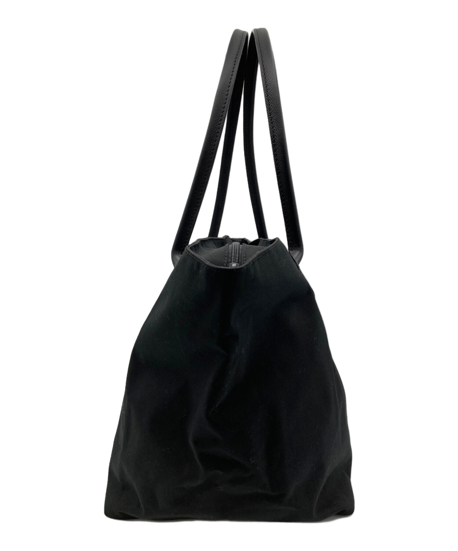 Hervé Chapelier 2925N トートバッグ ノワール黒中古 中古・古着通販】Herve Chapelier (エルベシャプリエ) レザーハンドル