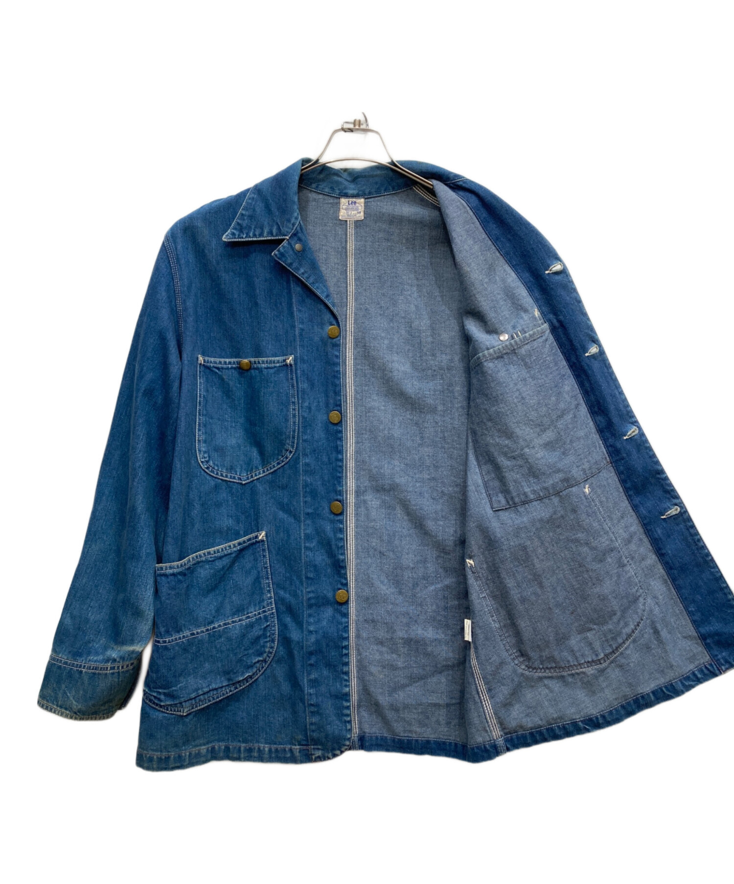 中古・古着通販】LEE (リー) カバーオール インディゴ サイズ:M