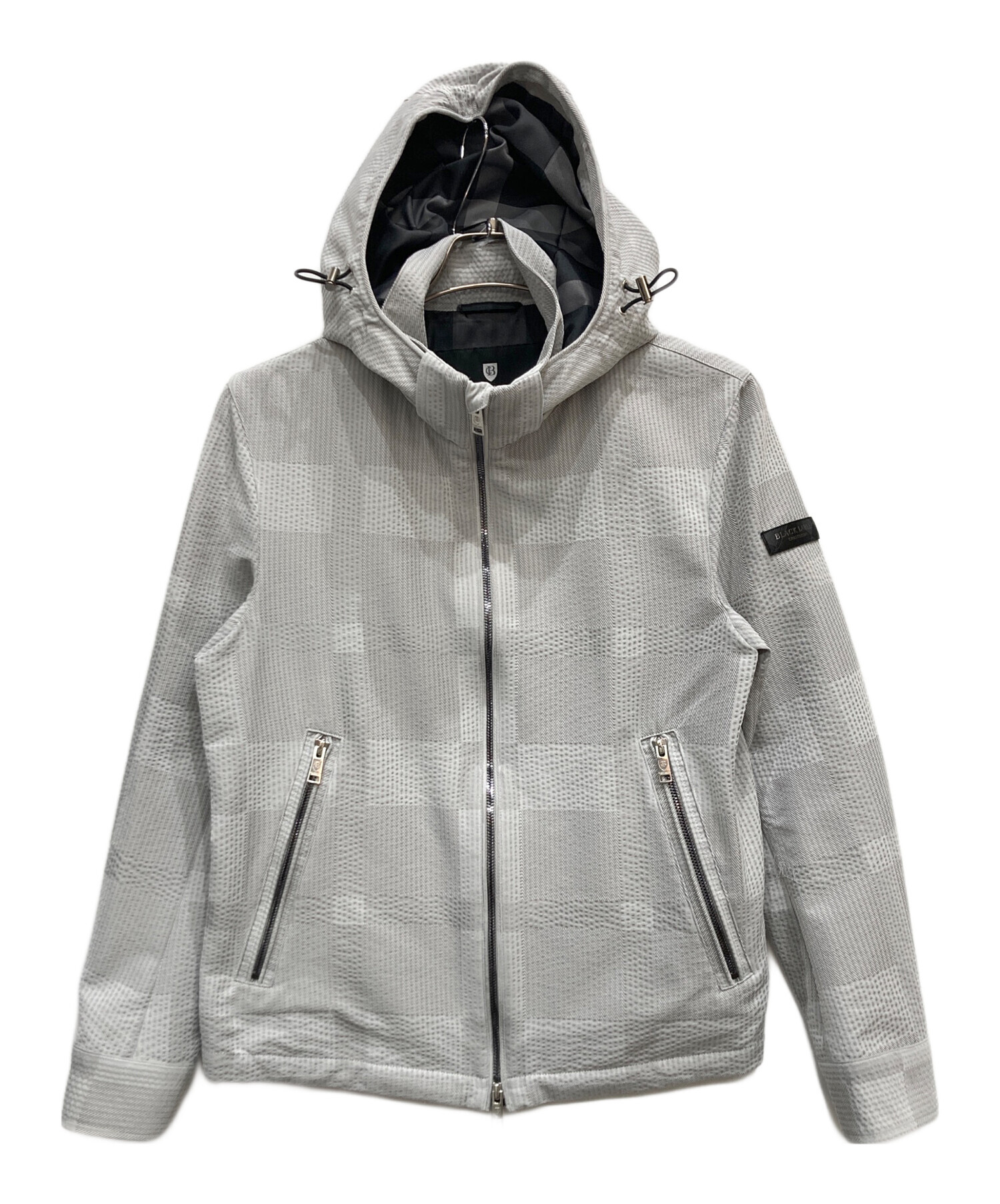 BLACK LABEL CRESTBRIDGE ナイロン切替 ジップジャケット 中古・古着通販】BLACK LABEL CRESTBRIDGE (ブラックレーベル クレスト