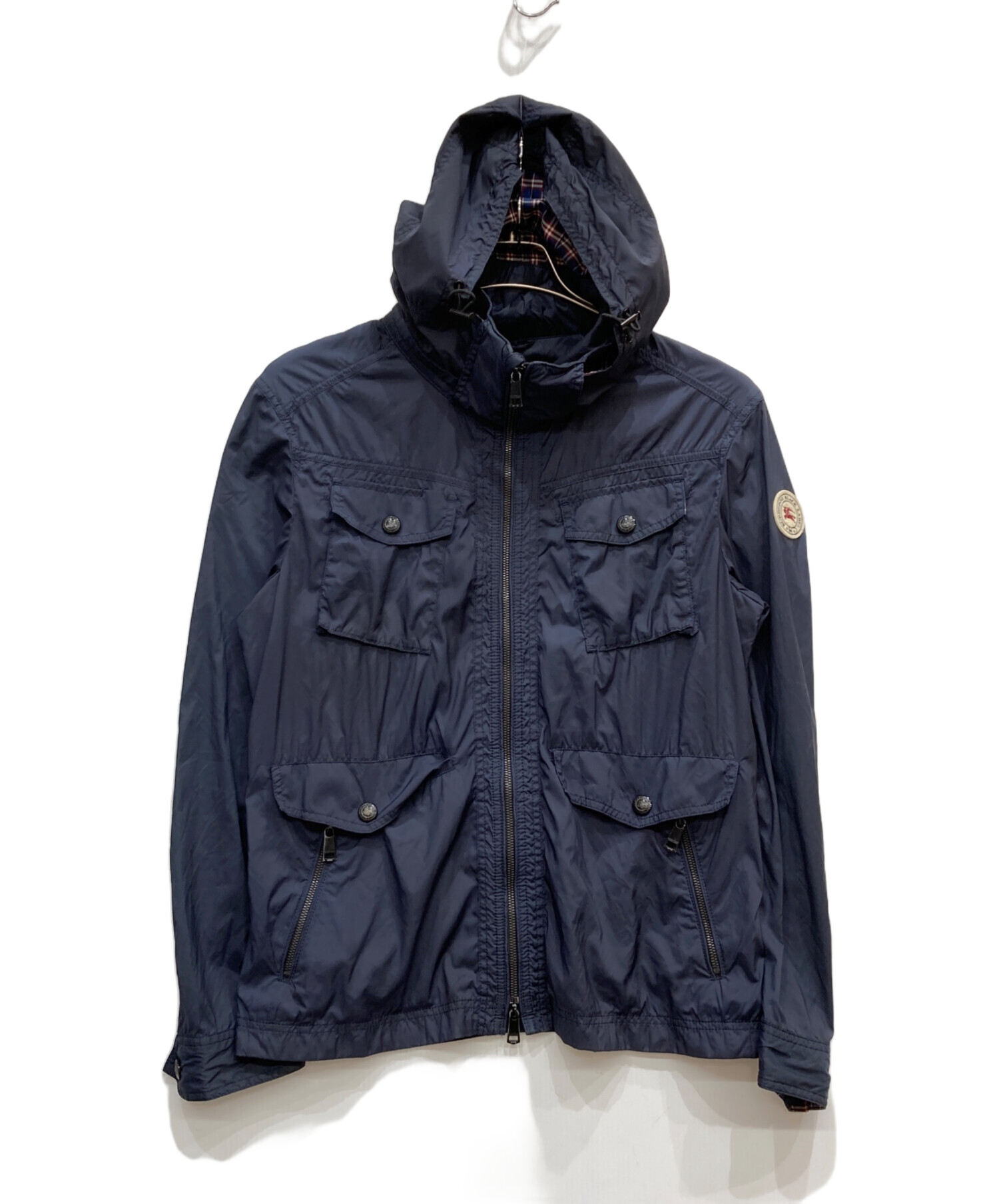 BURBERRY バーバリー ブラックレーベル ピーコート アウター　ネイビー 中古・古着通販】BURBERRY BLACK LABEL (バーバリーブラックレーベル