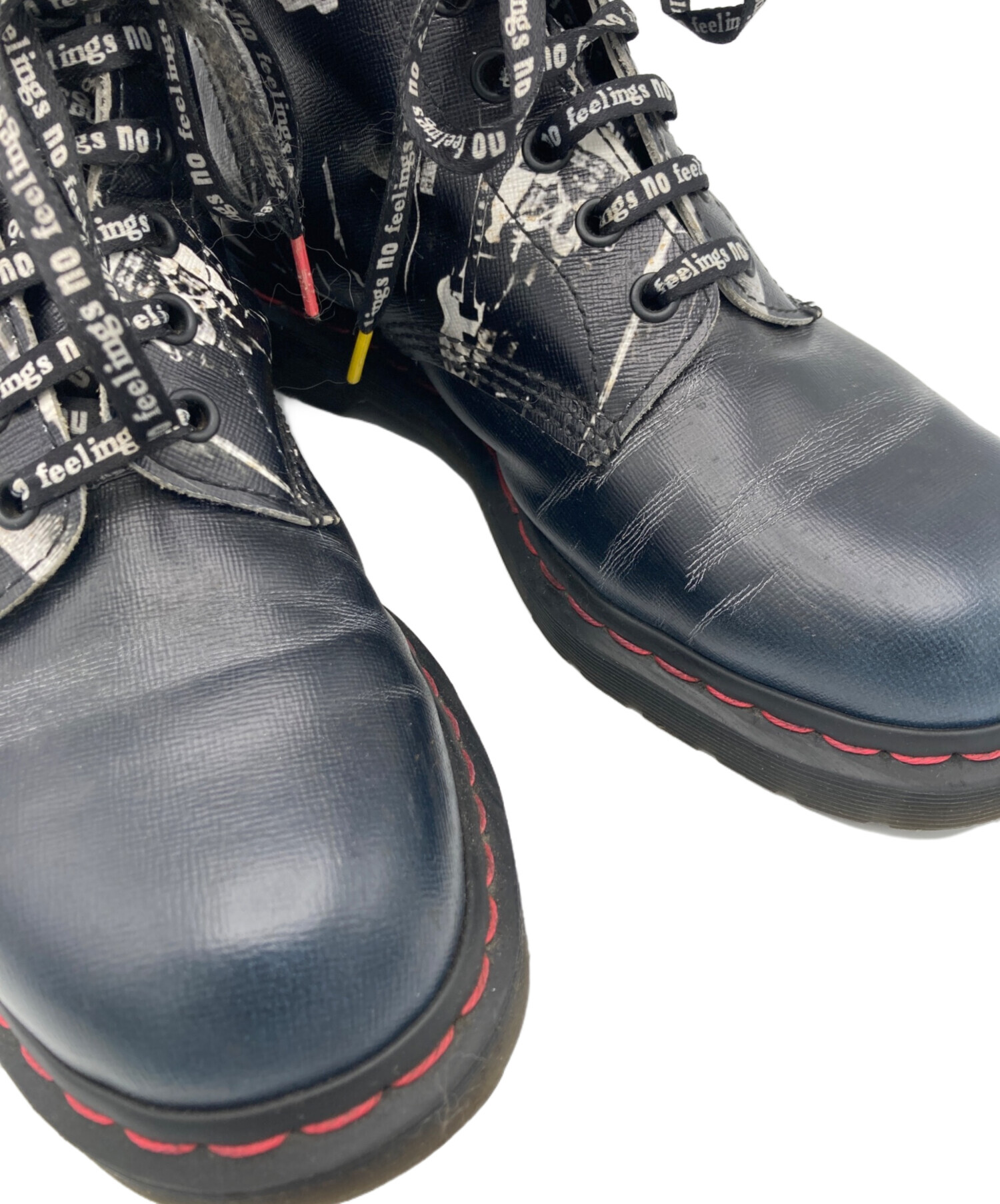 Dr. Martens廃盤モデル！生産終了！サイズUK8！14ホール黒ハードコア 中古・古着通販】Dr.Martens (ドクターマーチン) 8ホールブーツ