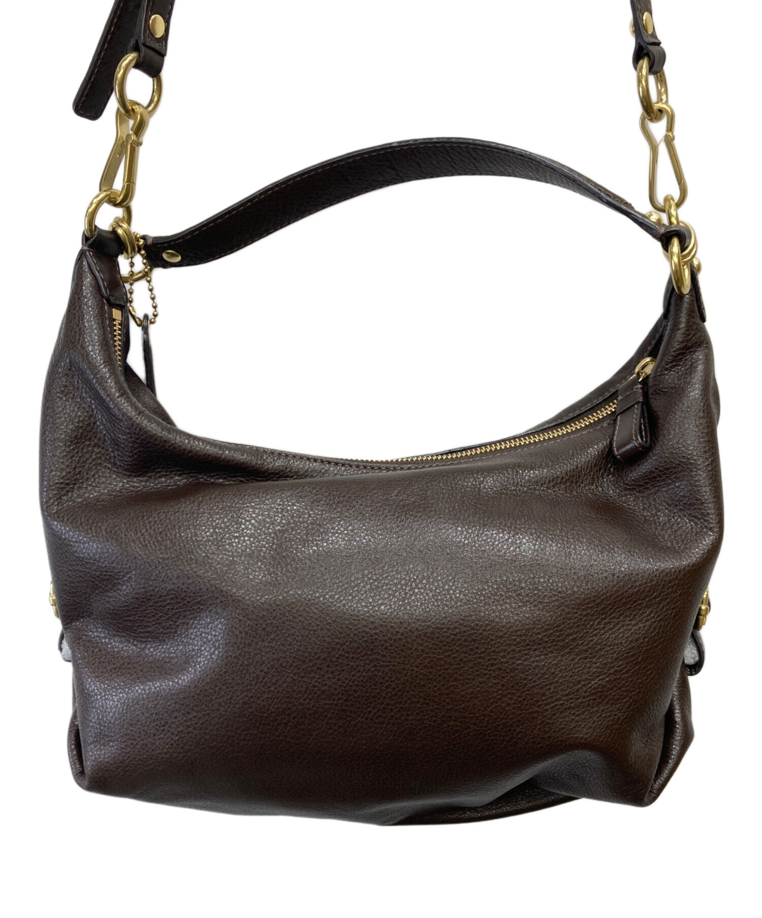 中古・古着通販】COACH (コーチ) 2WAYバッグ ブラウン｜ブランド・古着
