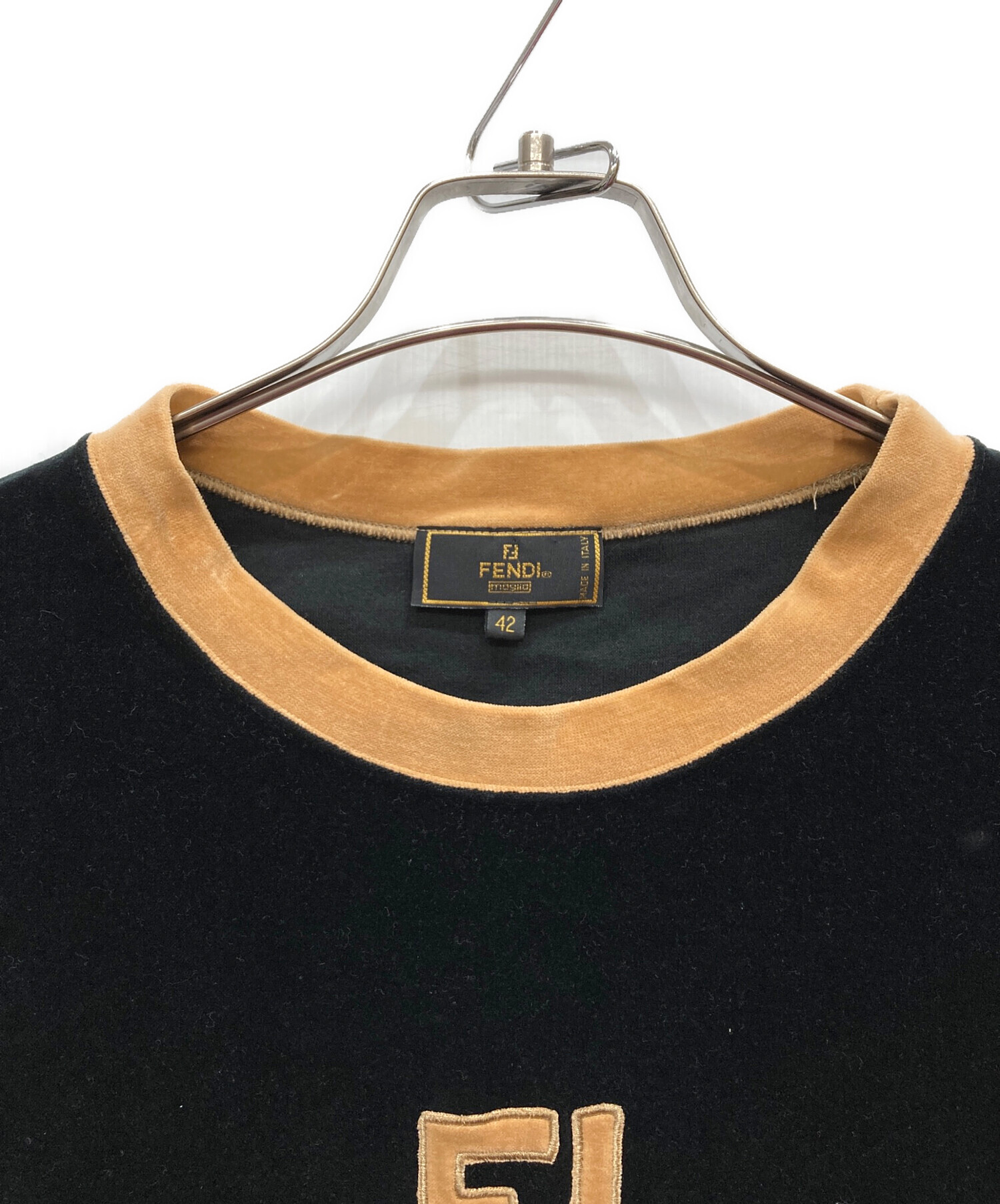中古・古着通販】FENDI (フェンディ) セットアップ ブラック サイズ:42