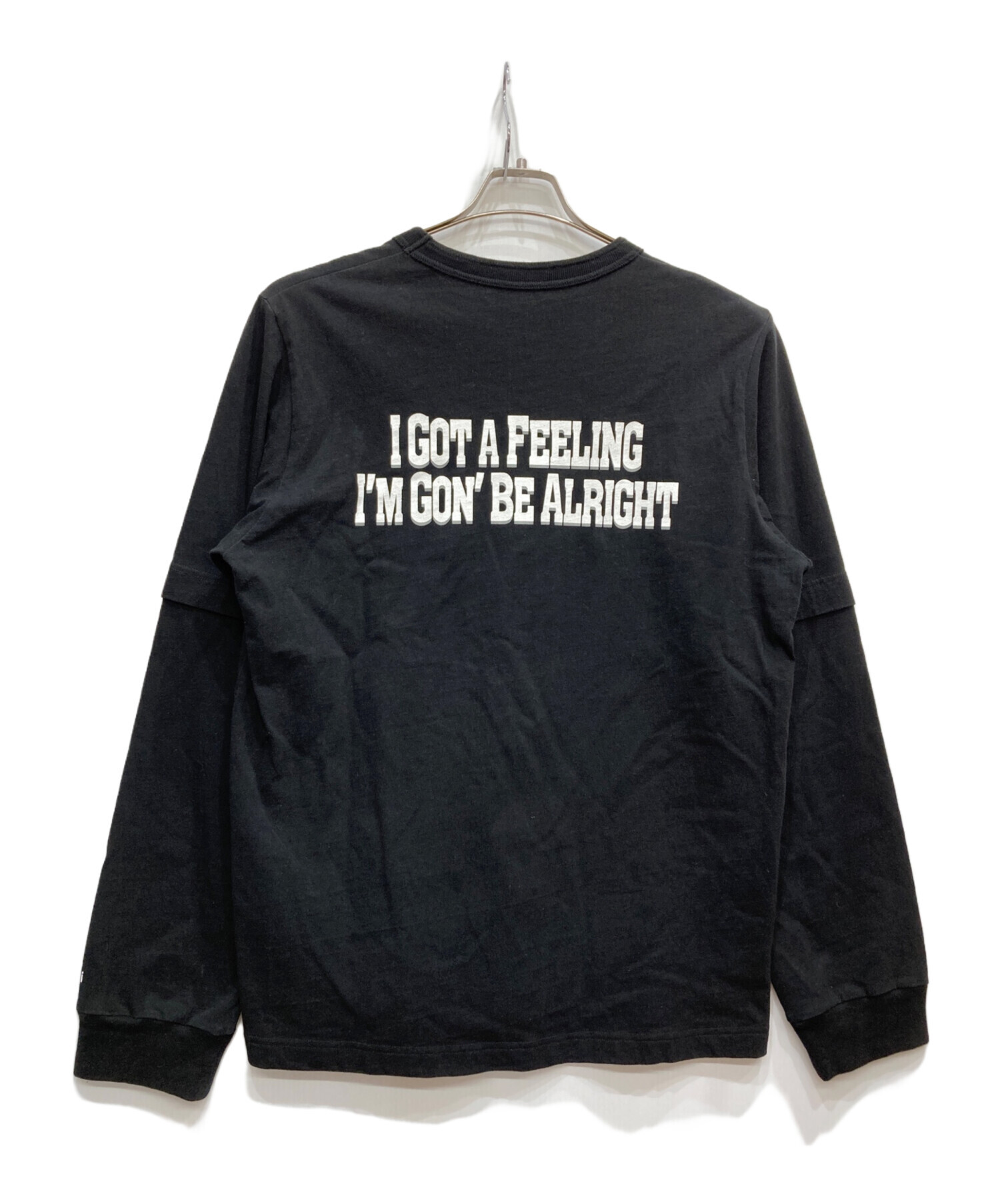 sacai x MADSAKI長袖カットソー 中古・古着通販】sacai (サカイ) 長袖カットソー ブラック サイズ:4