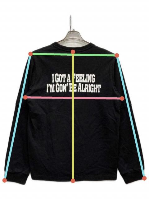 中古・古着通販】sacai (サカイ) 長袖カットソー ブラック サイズ:4