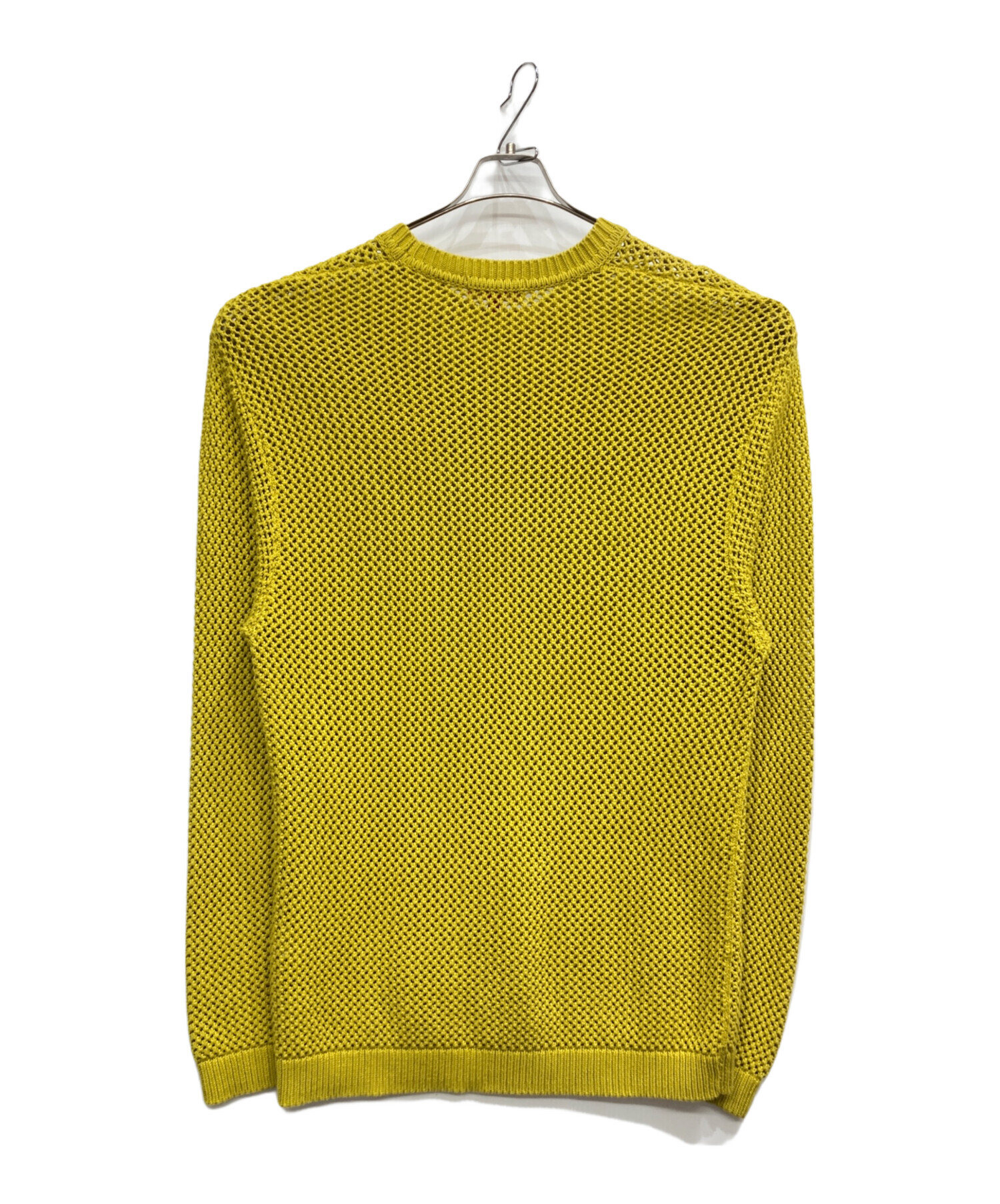 supreme Open Knit Small Box Sweater 黄緑 M 中古・古着通販】Supreme (シュプリーム) Open Knit Small Box Sweater