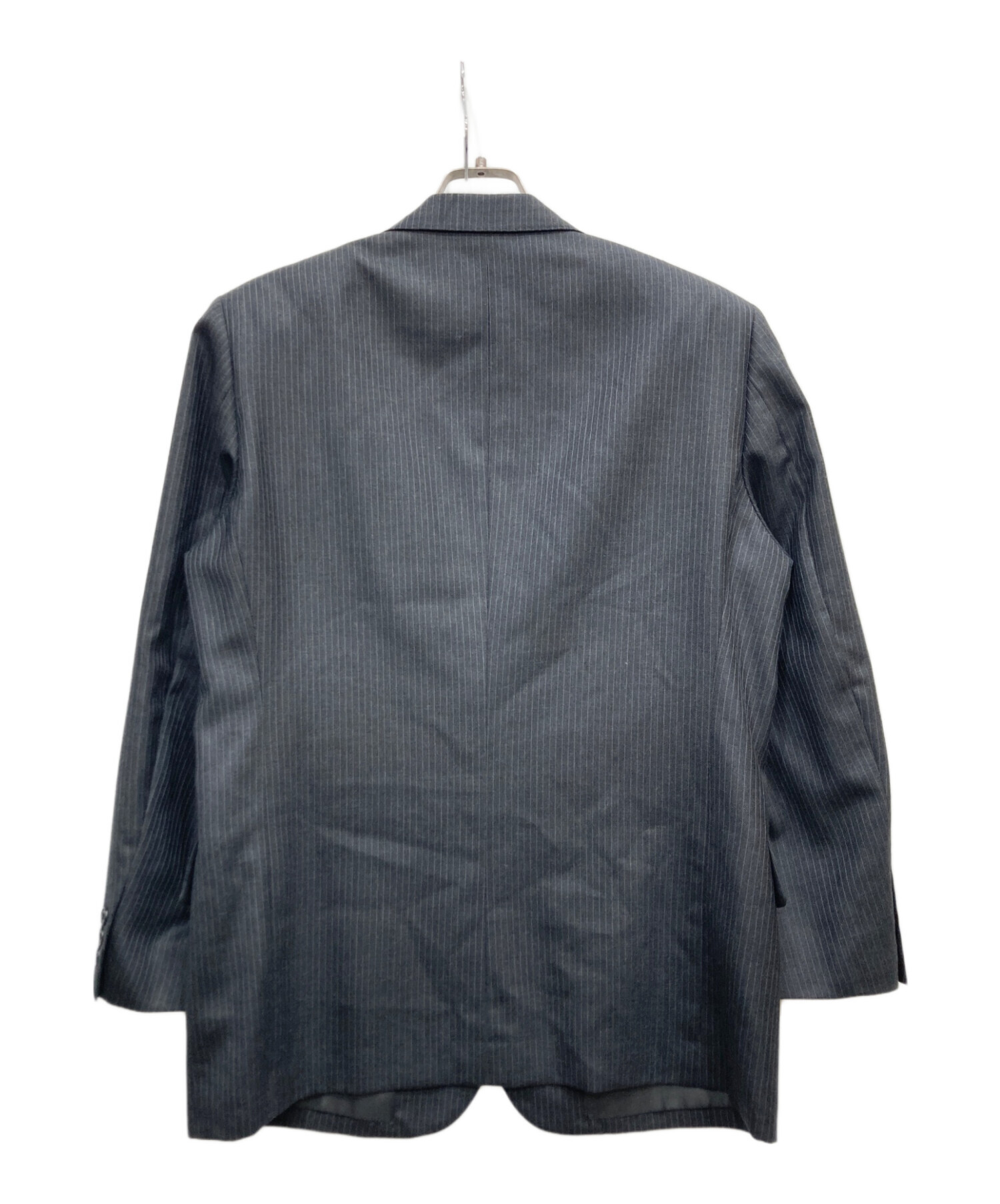 オールド　バレンシアガ セットアップ　スーツ　シングル　チェック　1B ネイビー 中古・古着通販】BALENCIAGA (バレンシアガ) セットアップスーツ