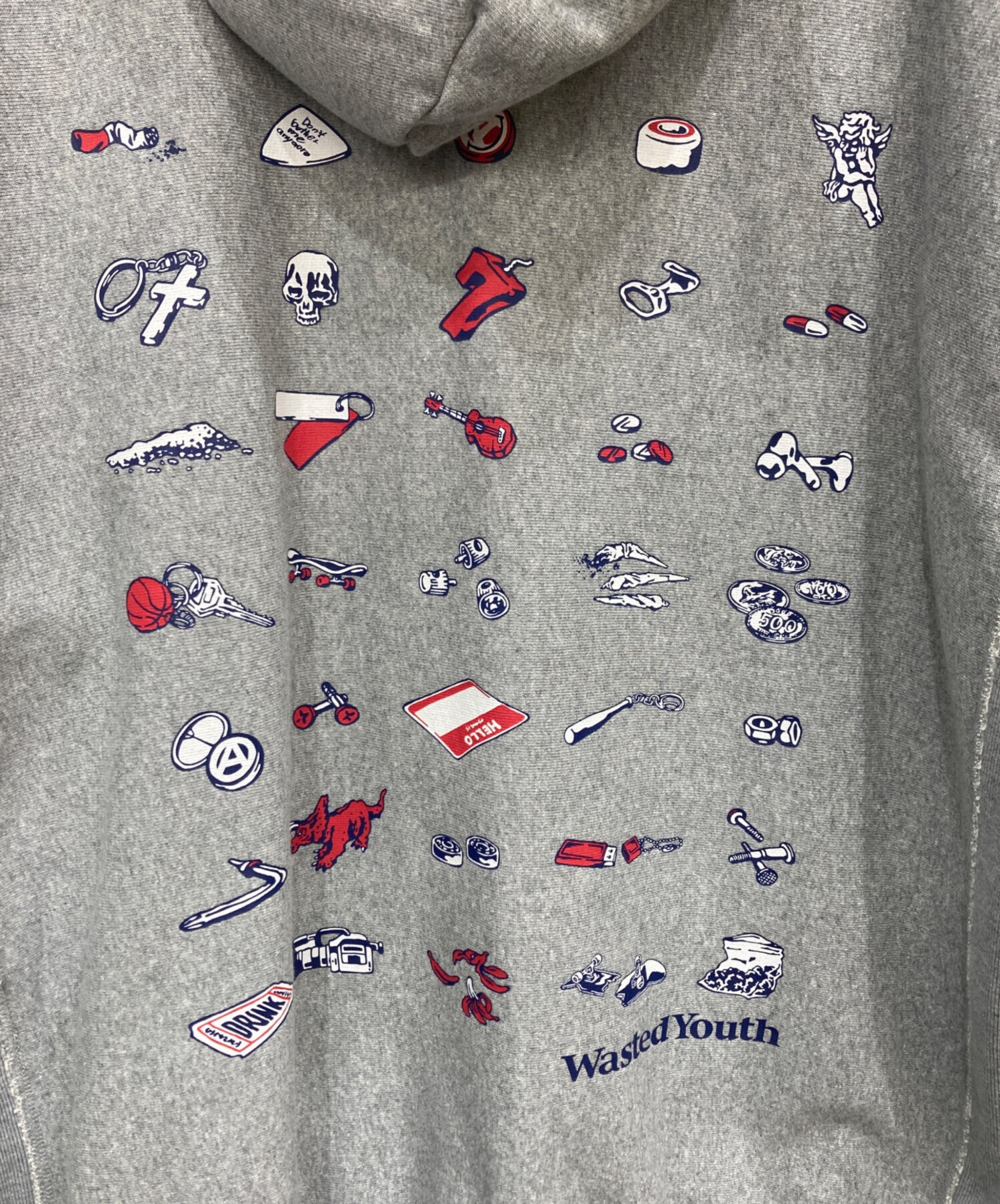 中古・古着通販】Wasted Youth (ウェイステッドユース) ロゴパーカー