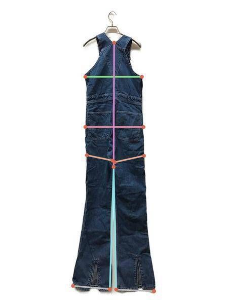 美品✨ HOLIDAY ホリデイ サロペット オーバーオール 濃紺 日本製 2025年最新】holiday レディース サロペット・オーバーオール