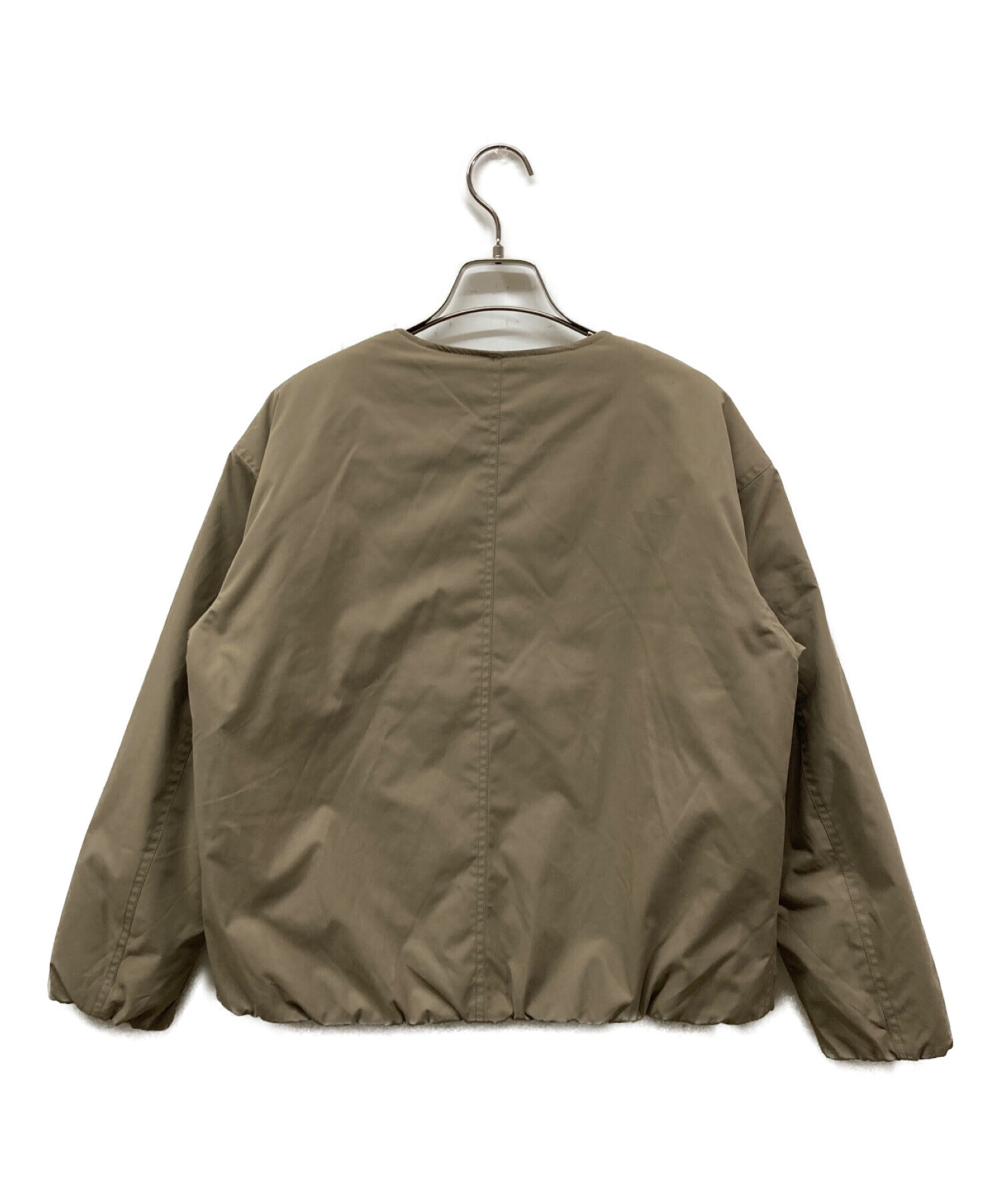 The Loft Labo ロフトラボ ノーカラー ダウン カーキ SHAWN The Loft