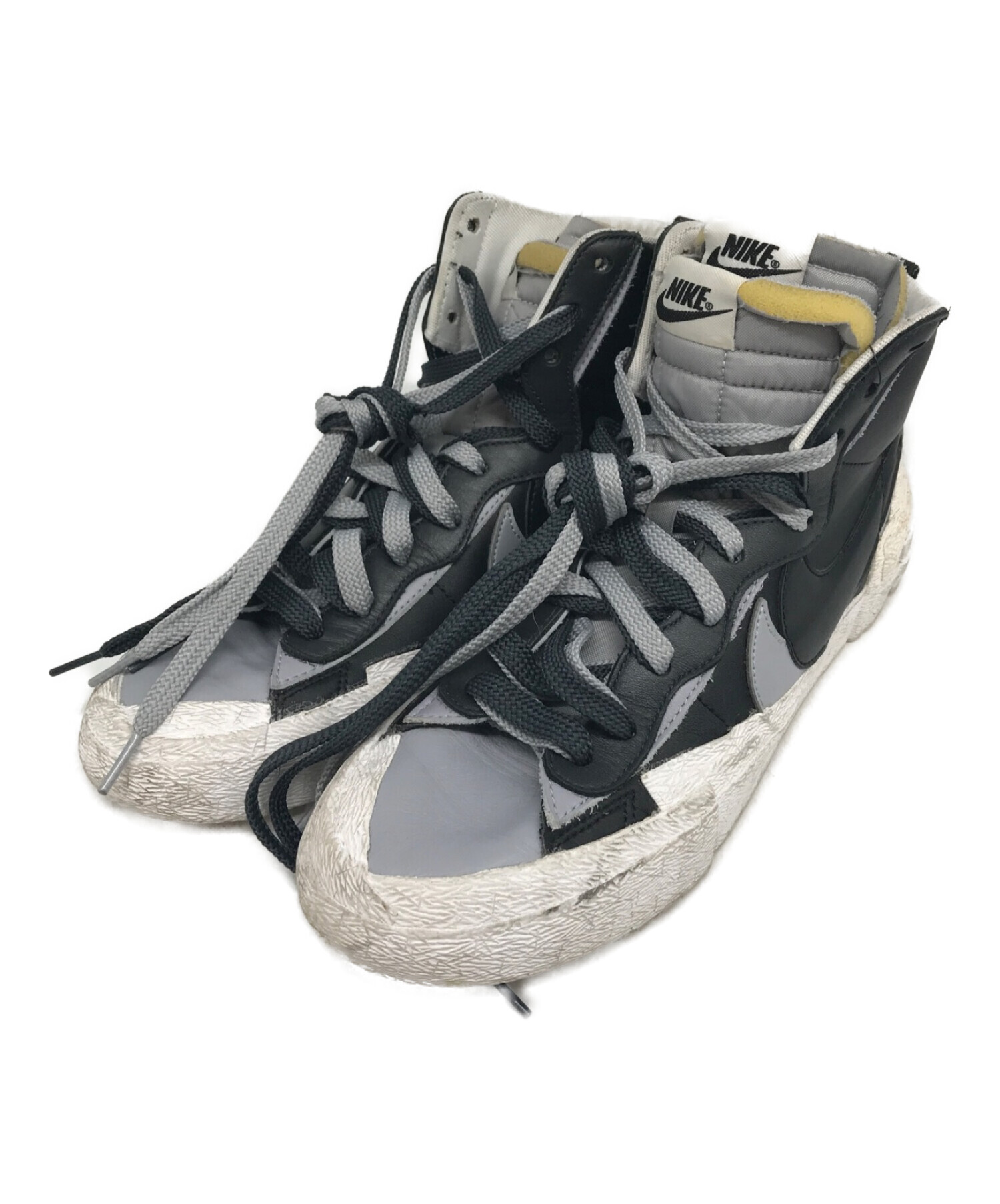 中古・古着通販】NIKE (ナイキ) sacai (サカイ) BLAZER MID Black/Wolf 