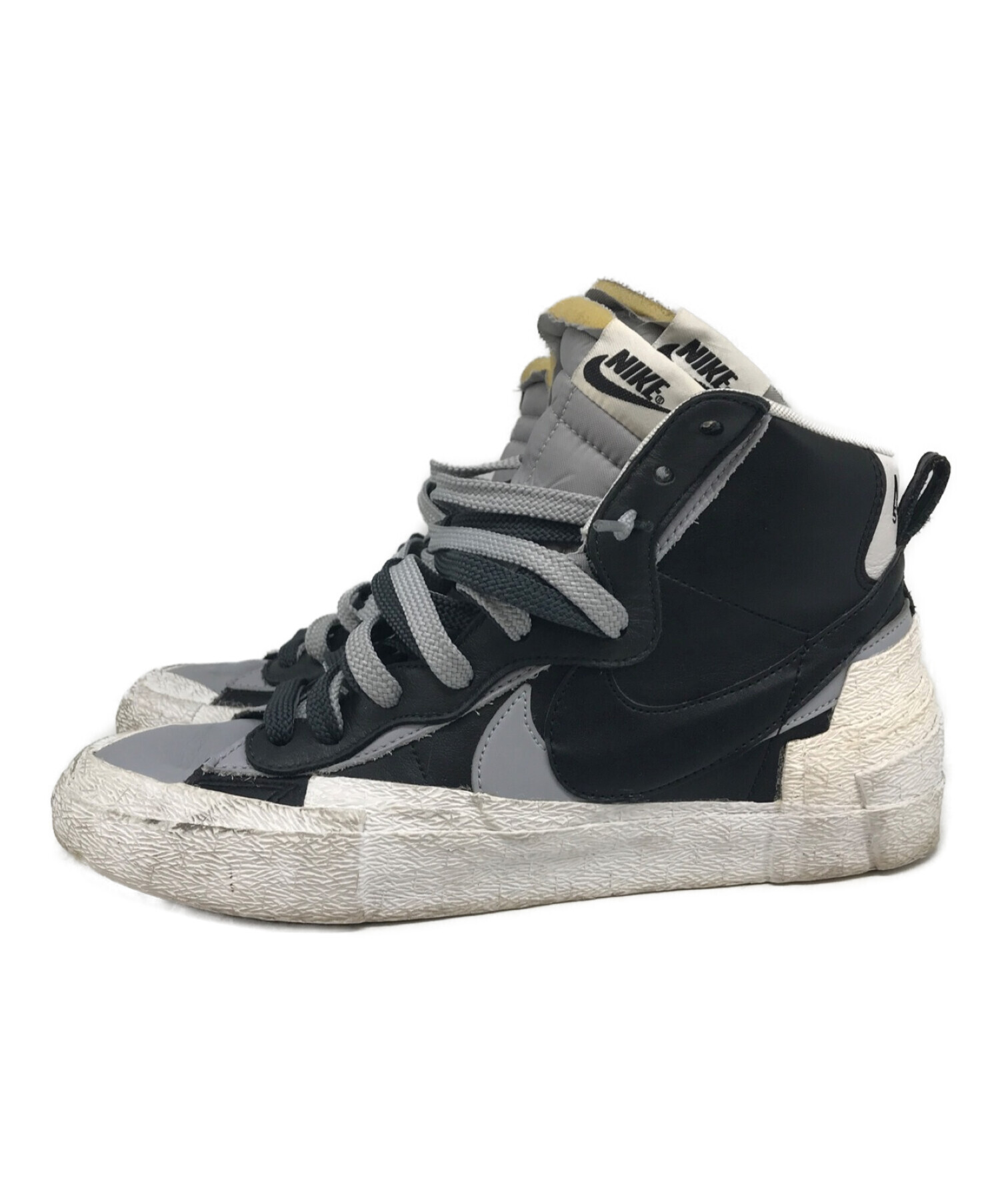 ナイキ ブレーザー ミッド サカイ ブラック グレー Sacai Nike Blazer