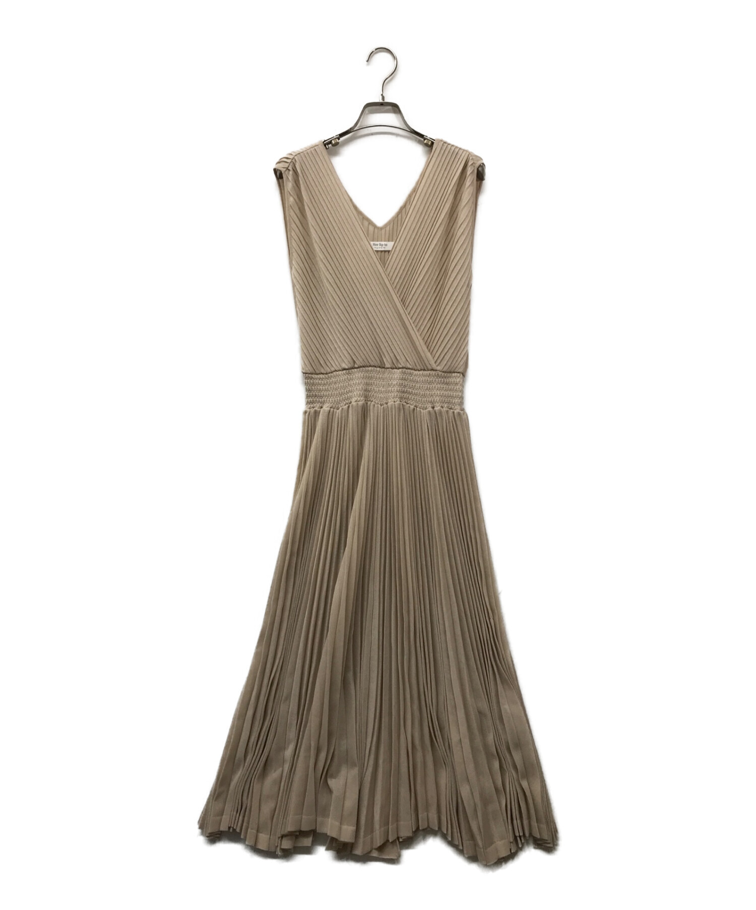 中古・古着通販】HER LIP TO (ハーリップトゥ) Twinkle Pleated Knit  