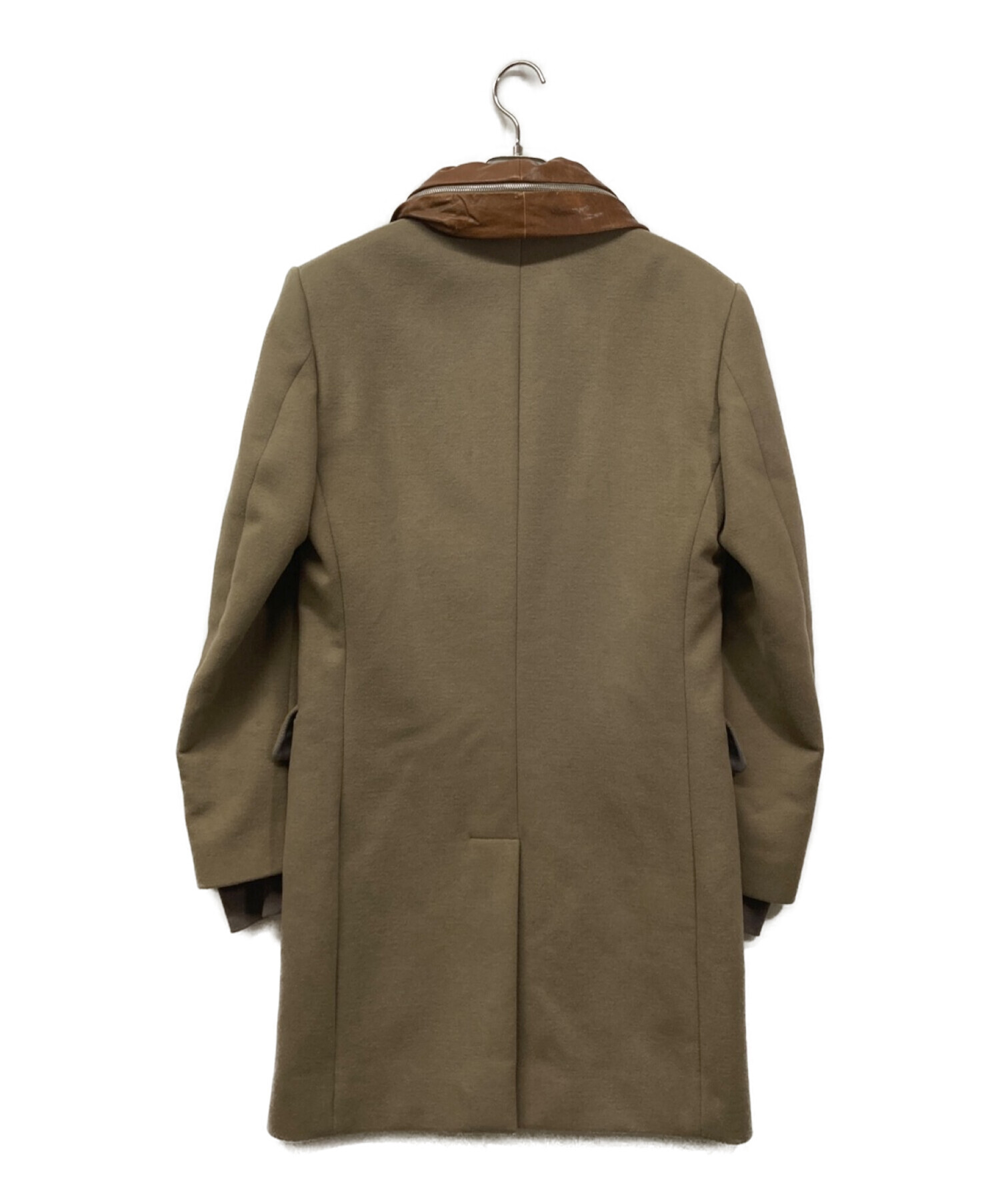 中古・古着通販】Paul Smith (ポールスミス) レザー切替チェスター 
