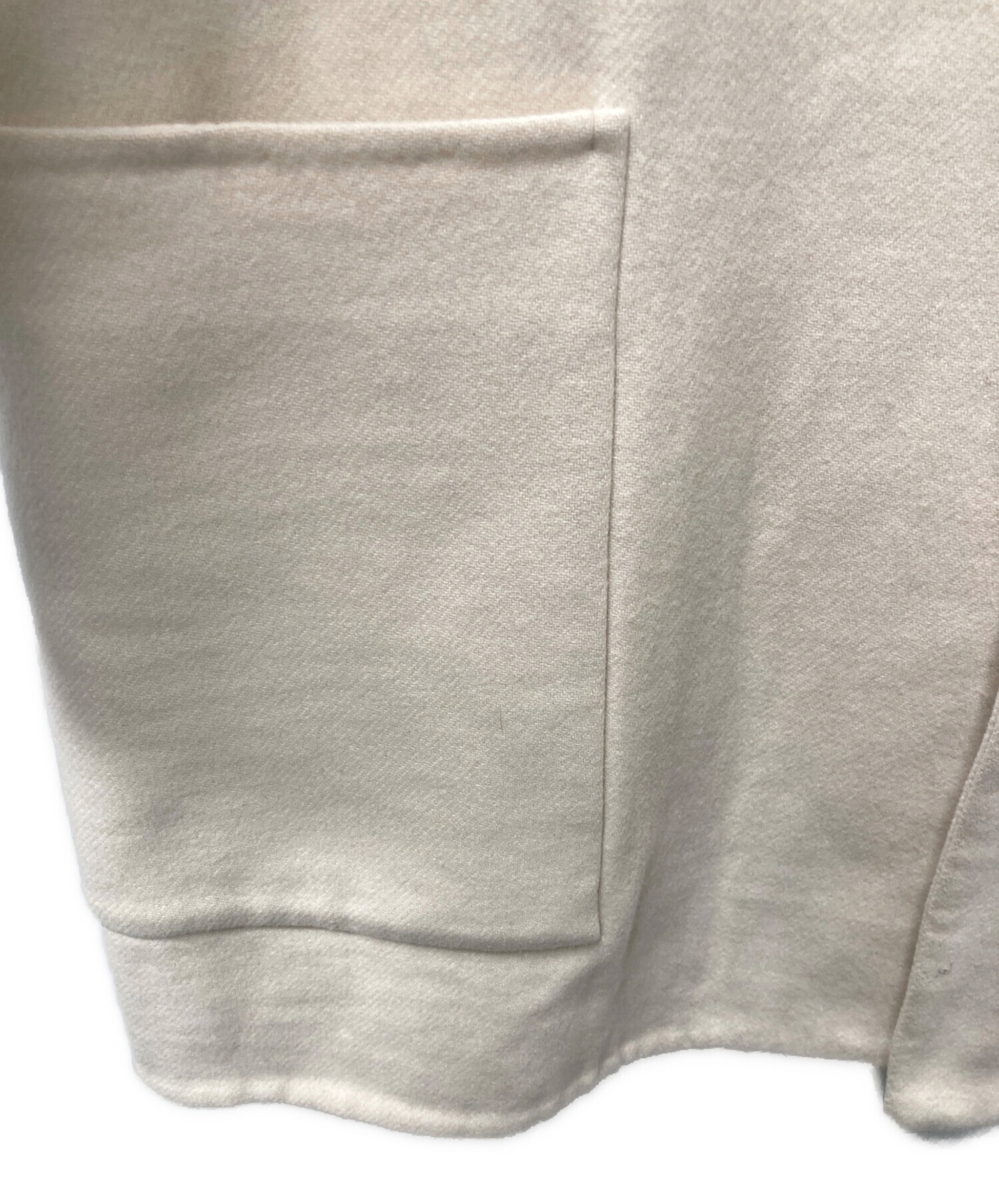 中古・古着通販】DRAWER (ドゥロワー) リバーノーカラーコート