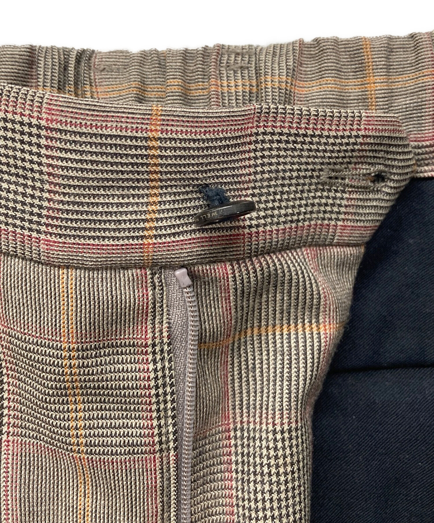 中古・古着通販】MARKAWARE (マーカウェア) FRONT PLEATS PEGTOP BROWN 