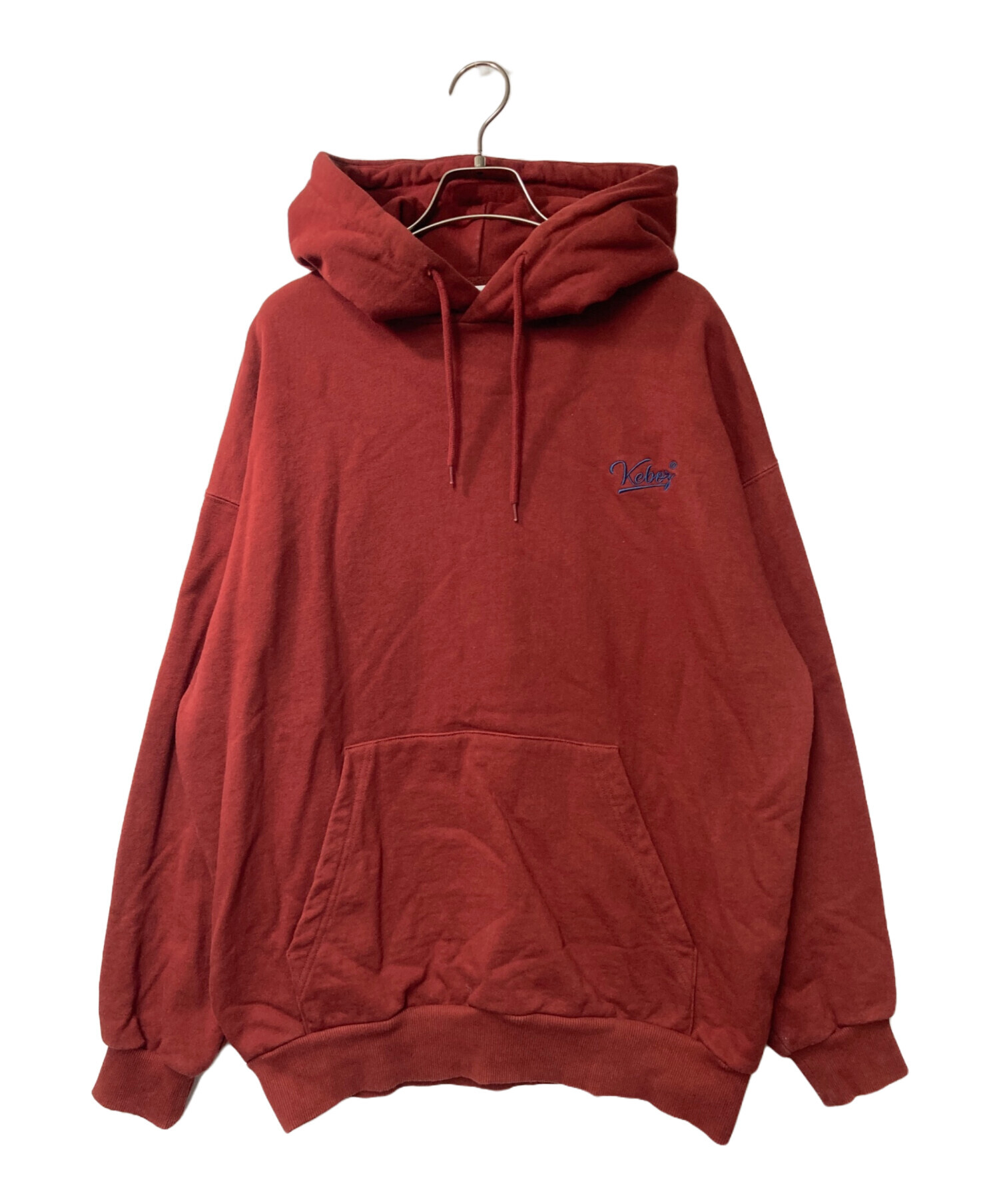中古・古着通販】KEBOZ (ケボズ) 刺繍ロゴプルオーバーパーカー KEBOZ