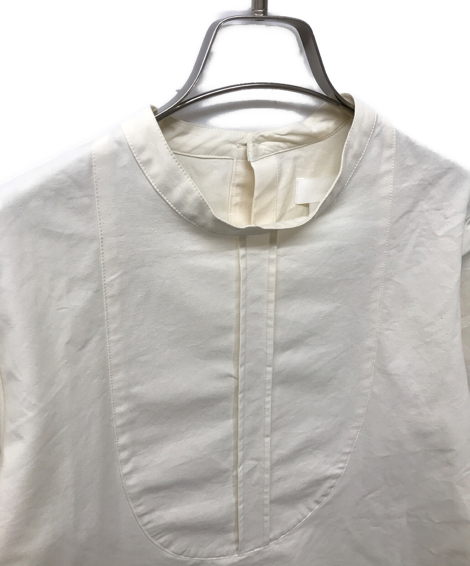 中古・古着通販】Heriter (エリテ) ブラウスワンピース サイドスリット 