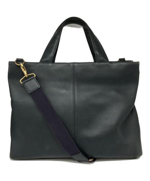 未使用品✨TRION ビジネスバッグ カモフラ柄 レザー 本革 ネイビー タグ付 光の具合で見え方が変わるカモフラージュ柄の新色 – 革・レザー