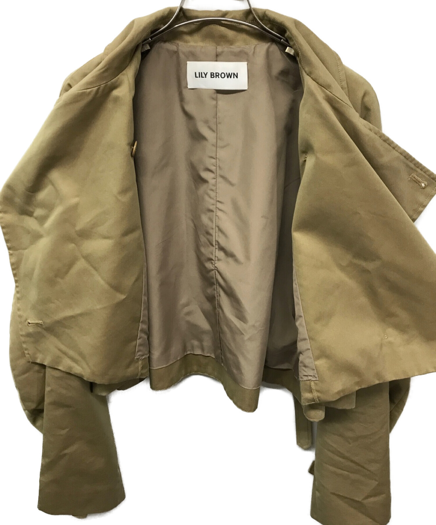 中古・古着通販】Lily Brown (リリーブラウン) ショート丈トレンチ