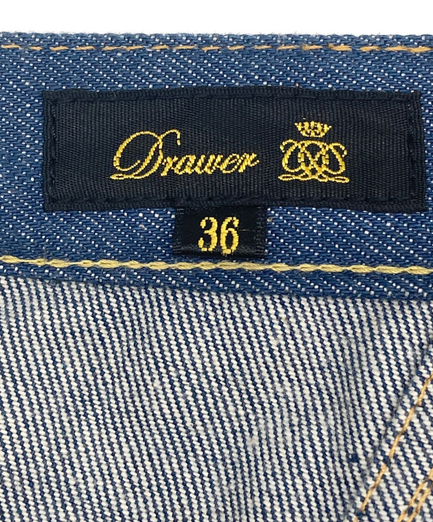 中古・古着通販】DRAWER (ドゥロワー) デニムスカート/6524-277-0972