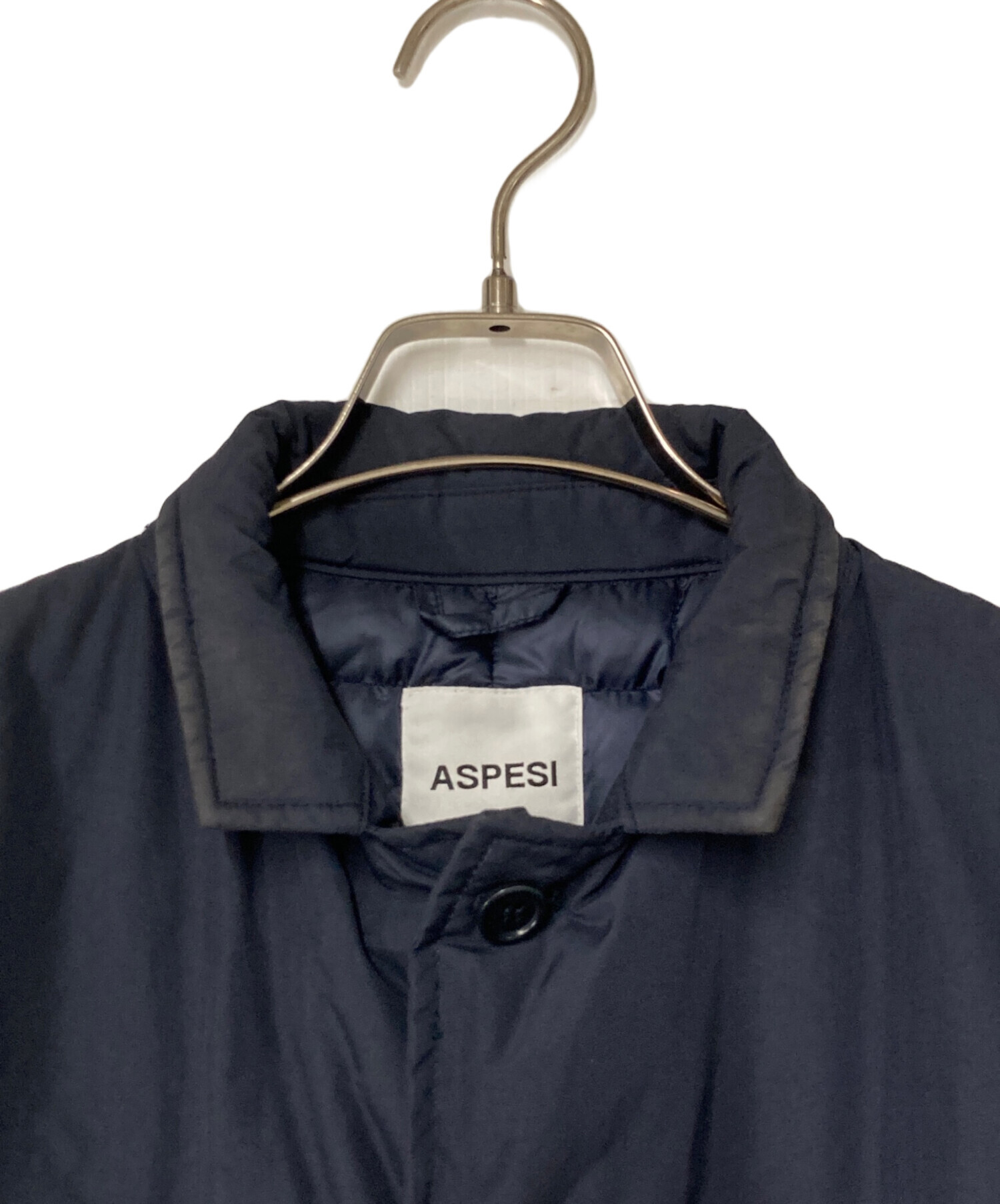 中古・古着通販】ASPESI (アスペジ) ダウンコート ネイビー サイズ:M 