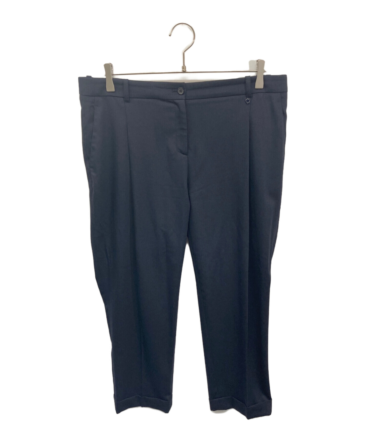 JIL SANDER ネイビー スラックス-お願いします