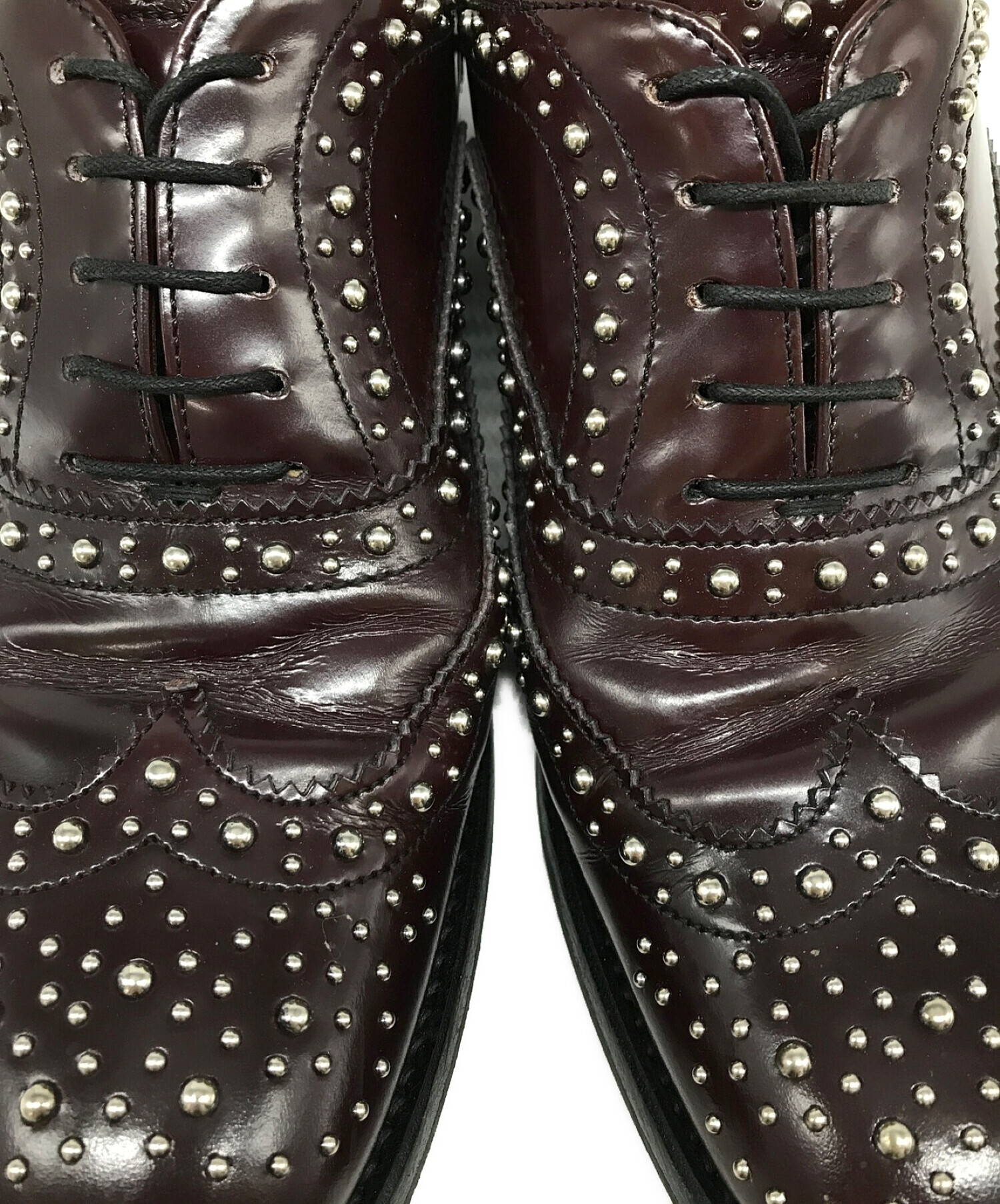 中古・古着通販】Church's (チャーチ) スタッズウィングチップシューズ