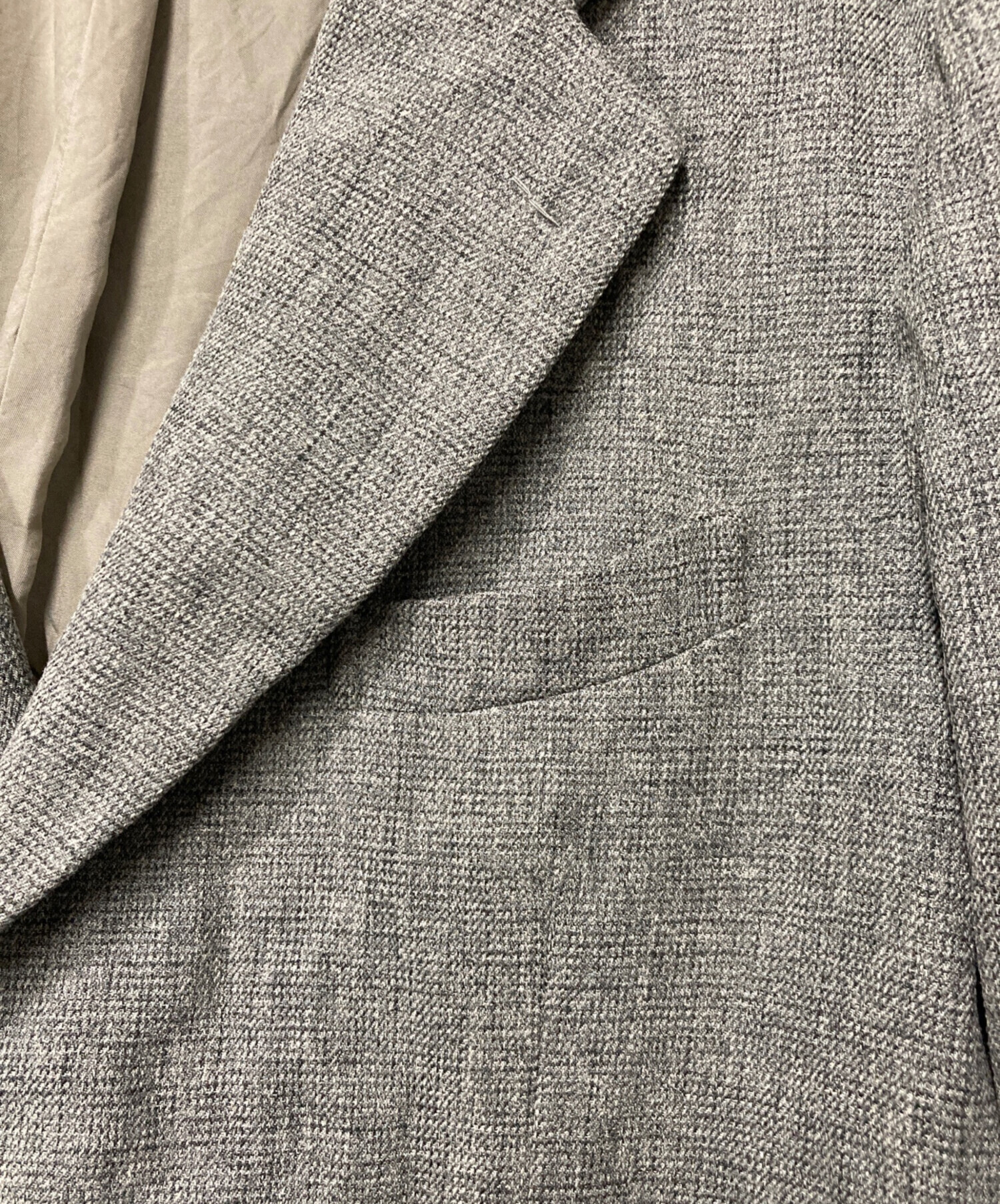 中古・古着通販】MANDO (マンドー) ポリエステルメランジ2Bジャケット