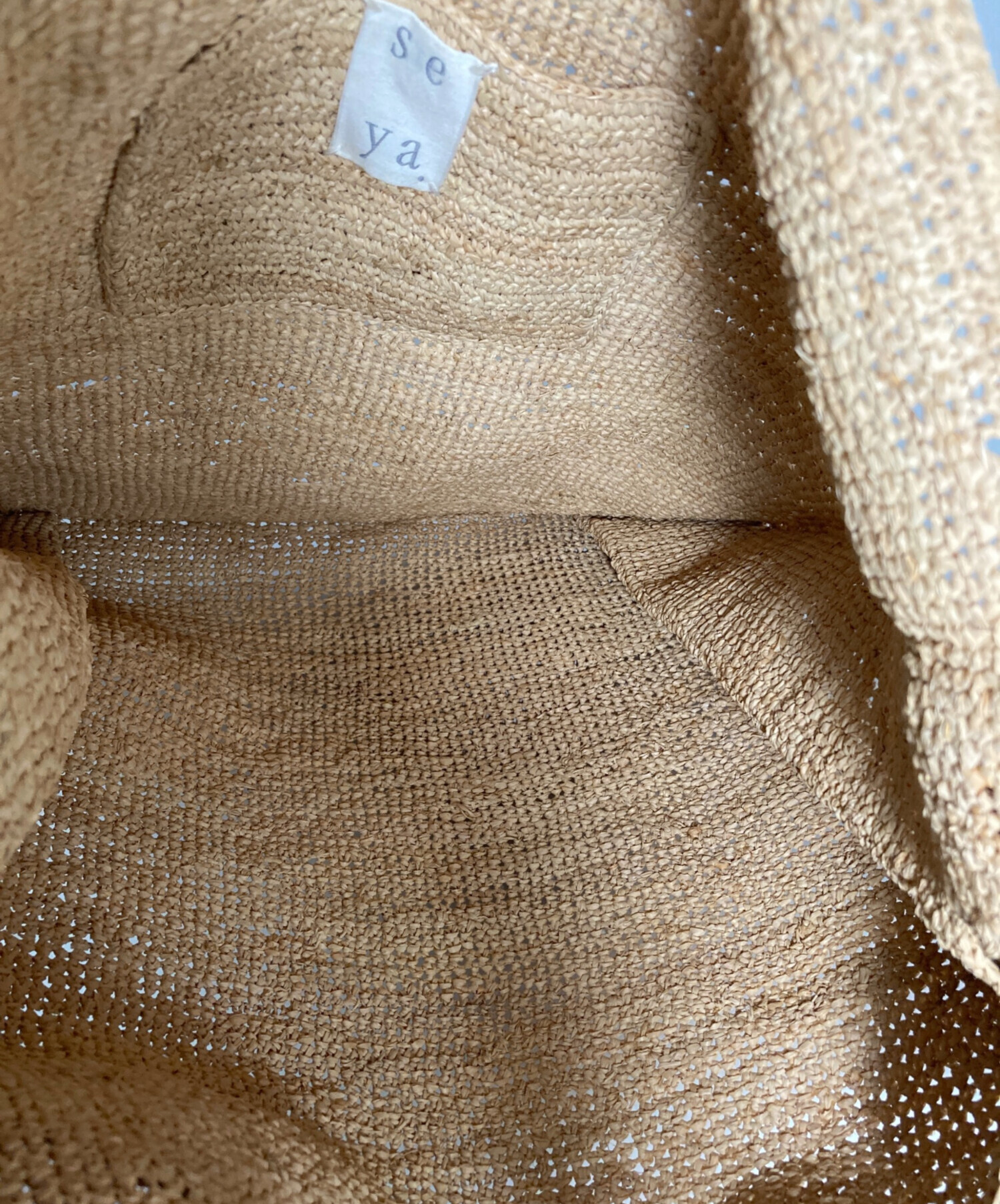 中古・古着通販】seya. (セヤ) RAFFIA SHOPPING BAG ベージュ