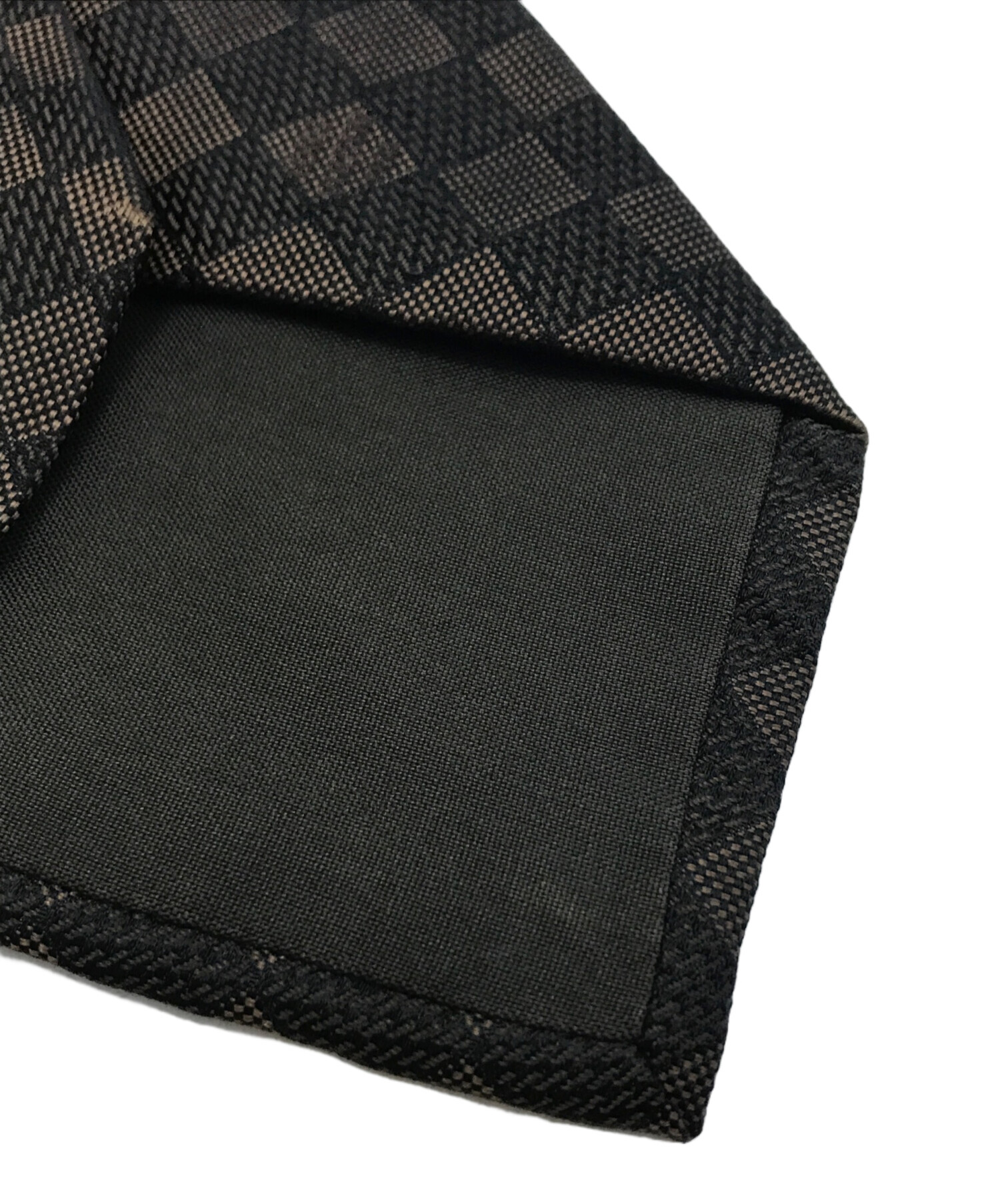 SG3043B ルイヴィトン　ダミエ ネクタイ　シルク　ブラウン SG3043B ルイヴィトン ダミエ ネクタイ シルク ブラウン - メルカリ