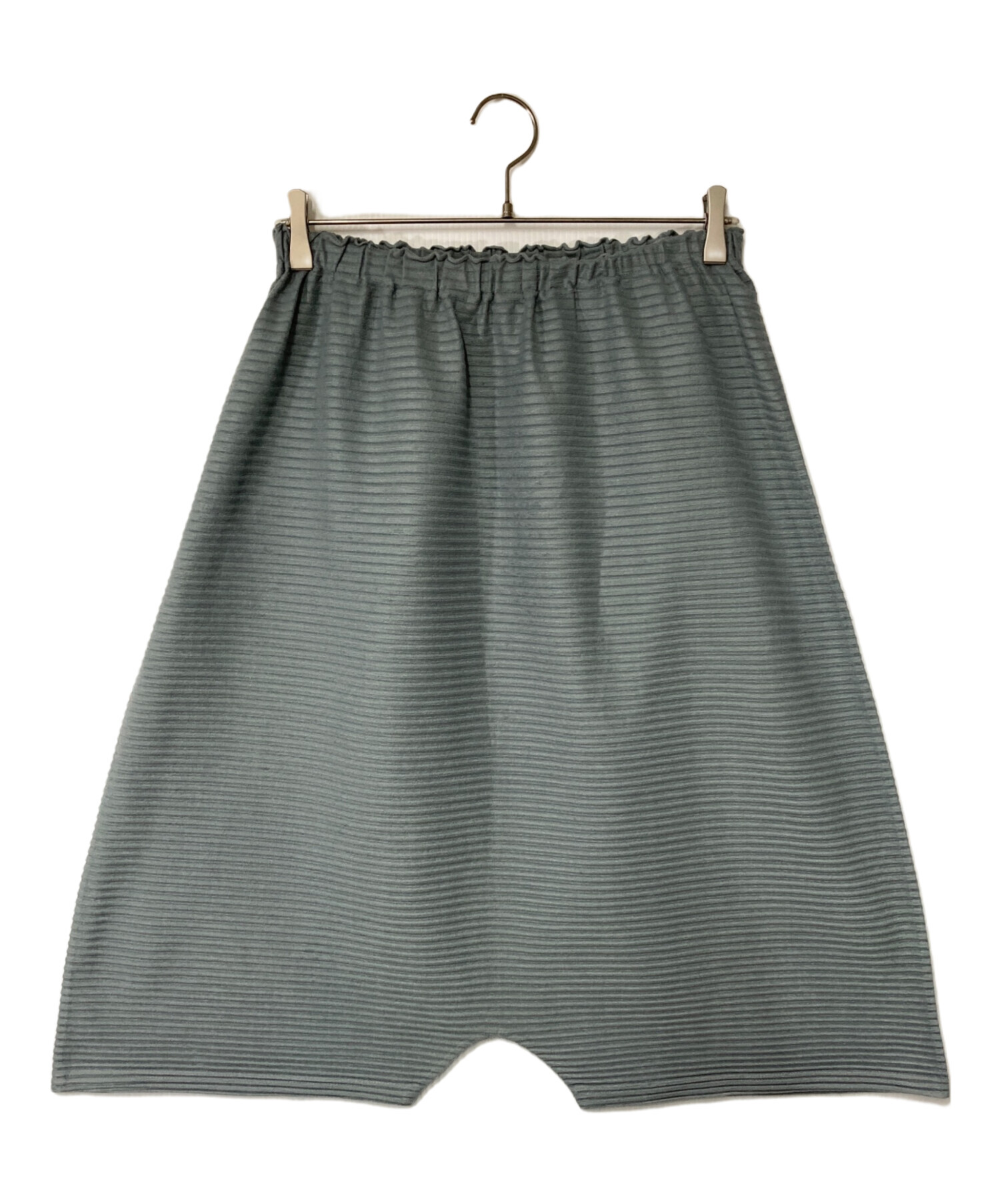 レディース me ISSEY MIYAKE シワ加工 総柄 変形スカート マルチカラー