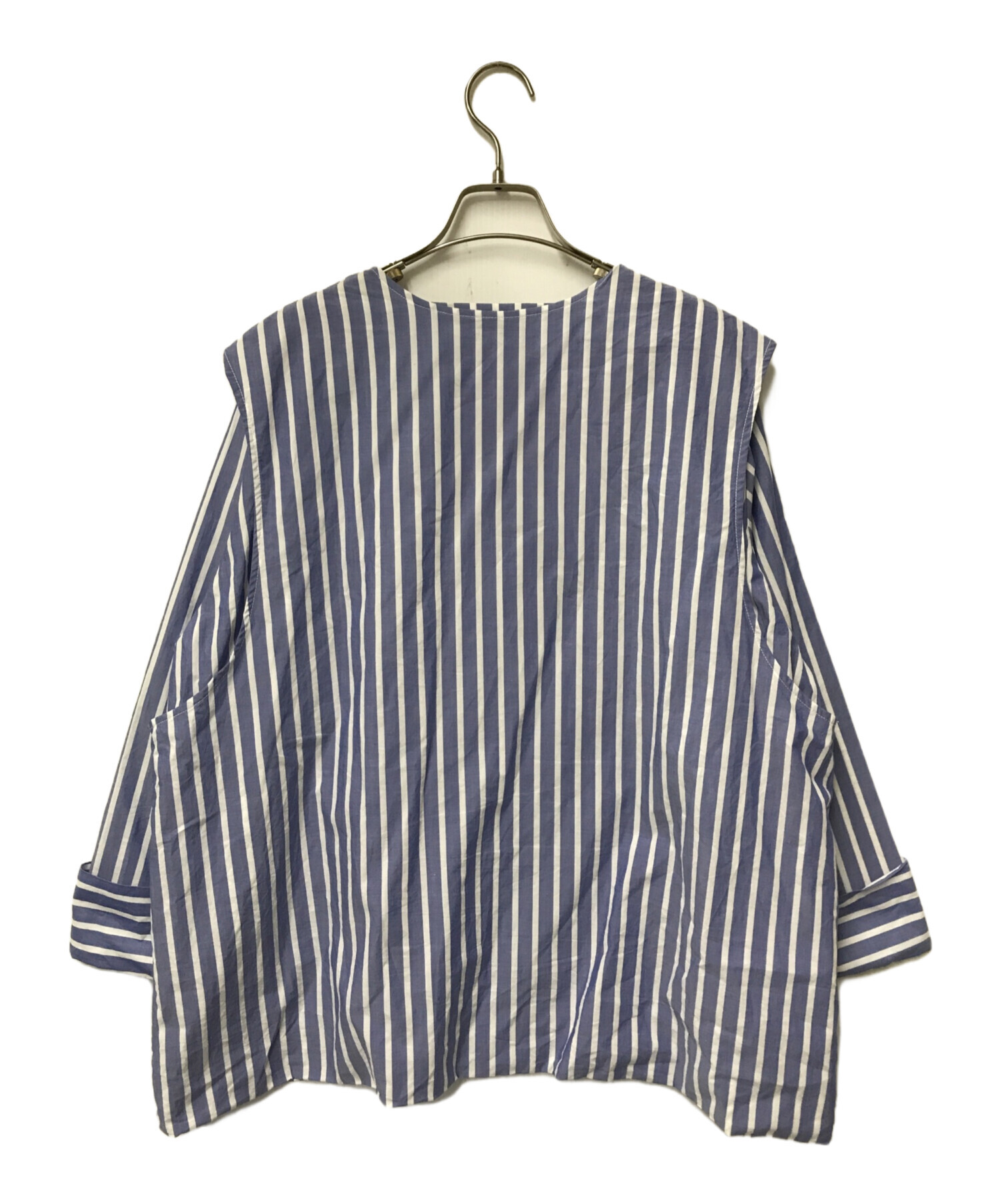 中古・古着通販】mizuiro-ind (ミズイロインド) ストライプレイヤード 