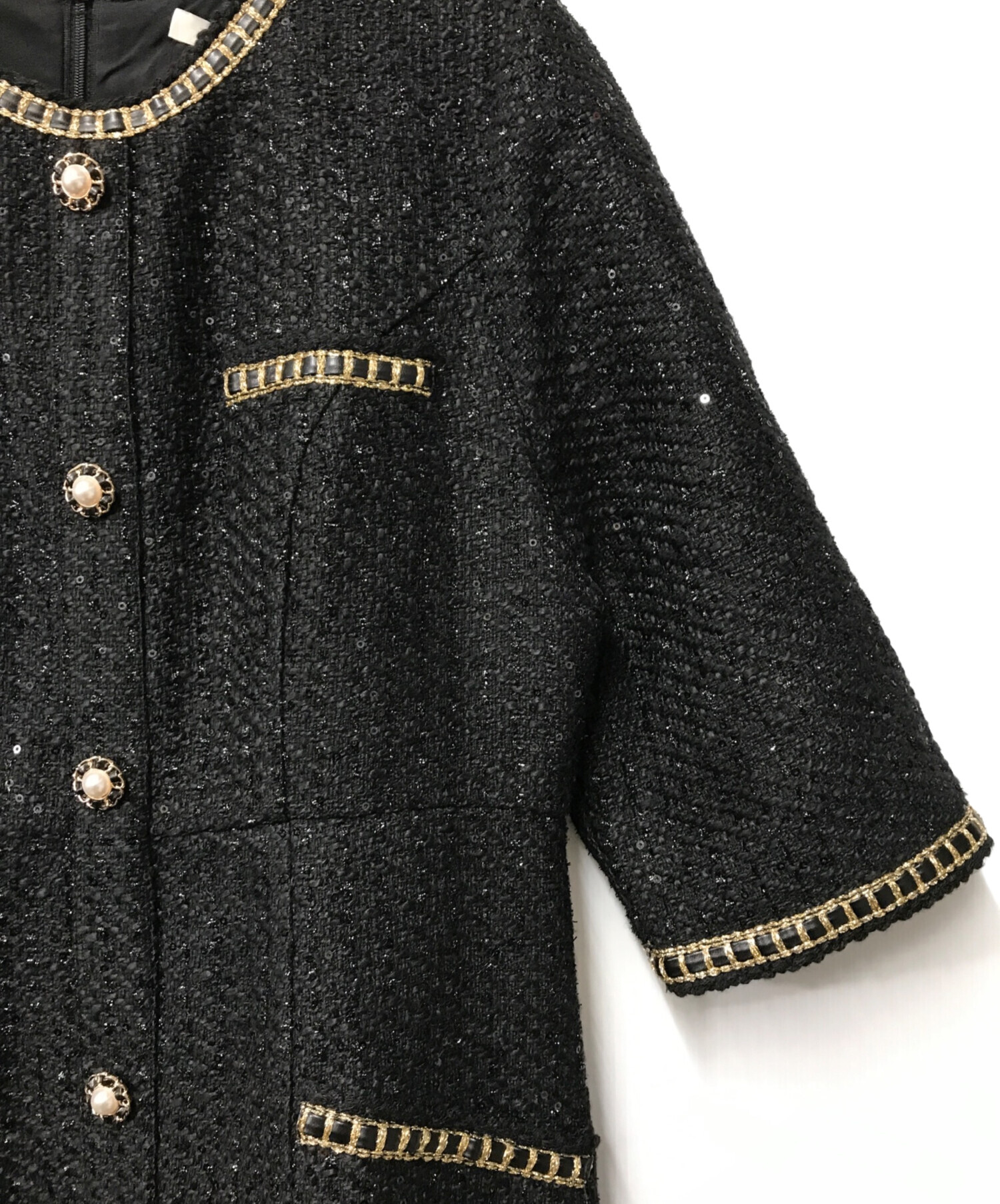 中古・古着通販】Le Jardiner (ル・ジャルディニエ) ラメ混ツイード