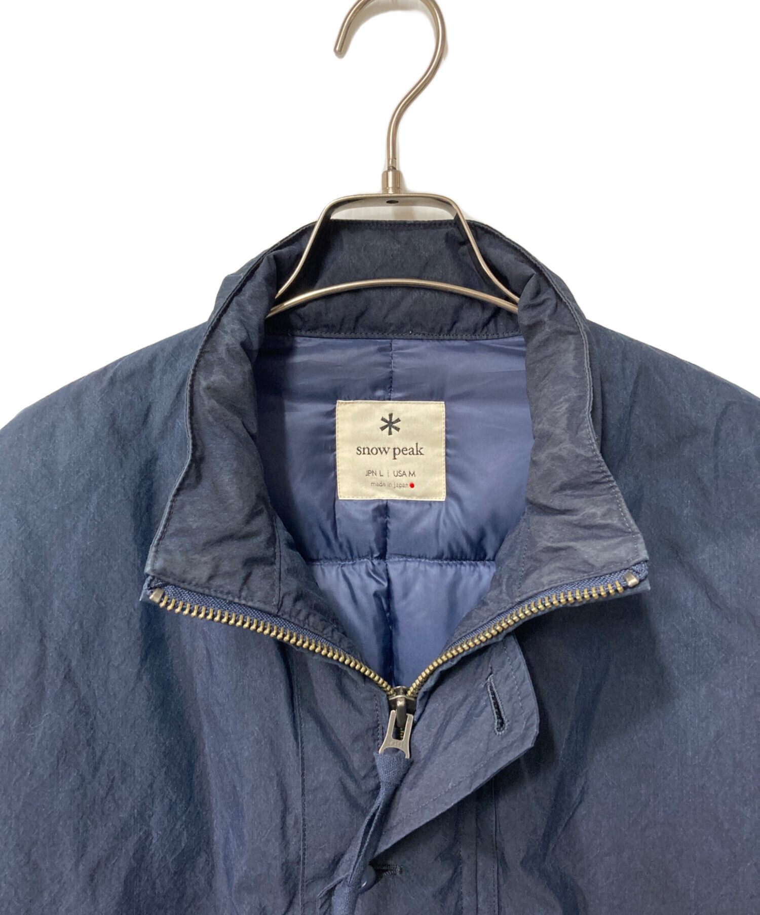 中古・古着通販】Snow peak (スノーピーク) Indigo C/N Down Jacket