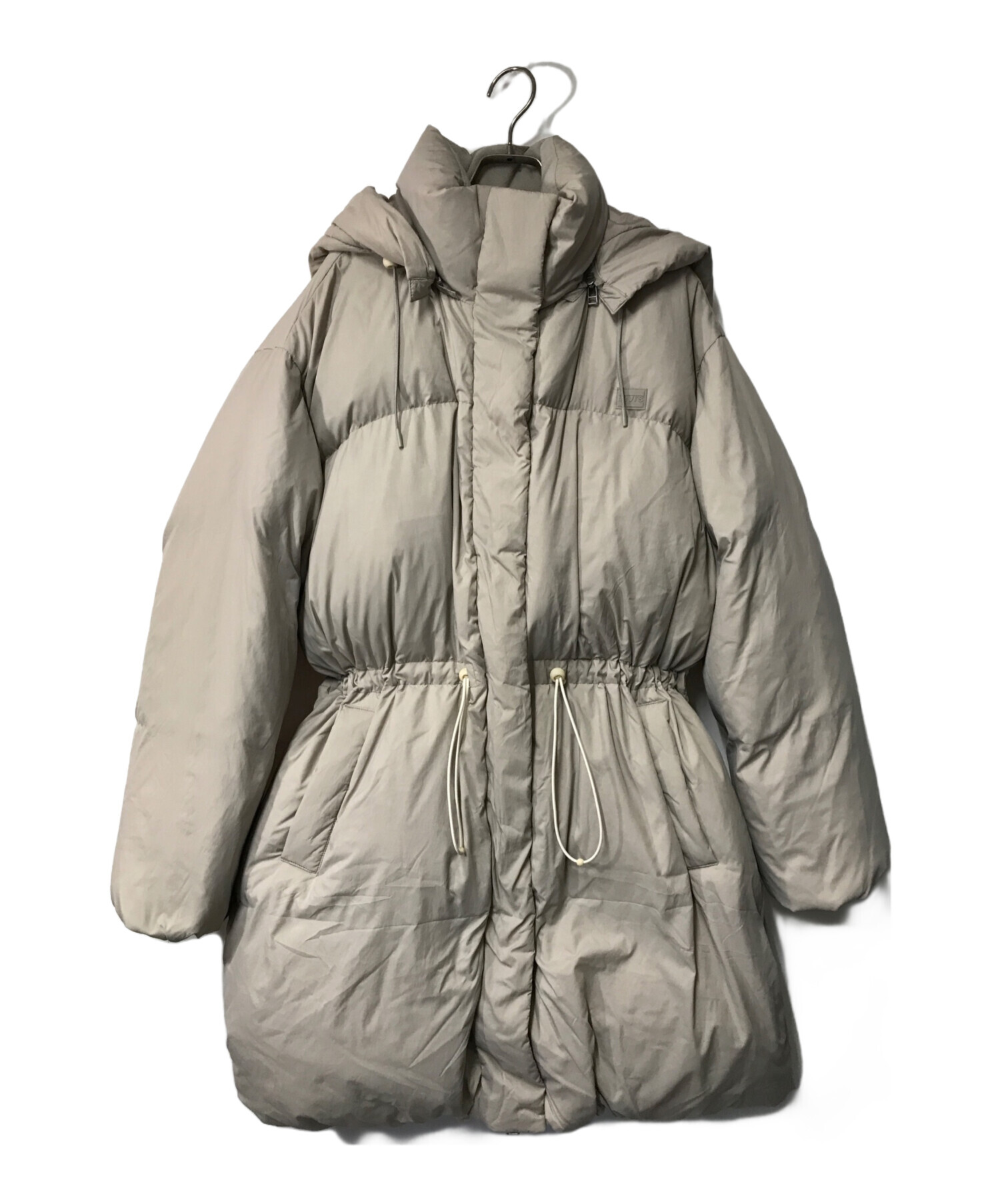 リーバイス✨Levi’s Ｍ ロング ダウンジャケット　コート 銀　シルバー 中古・古着通販】LEVI'S (リーバイス) XL BUBBLE PUFFER SUGAR SWIZZLE