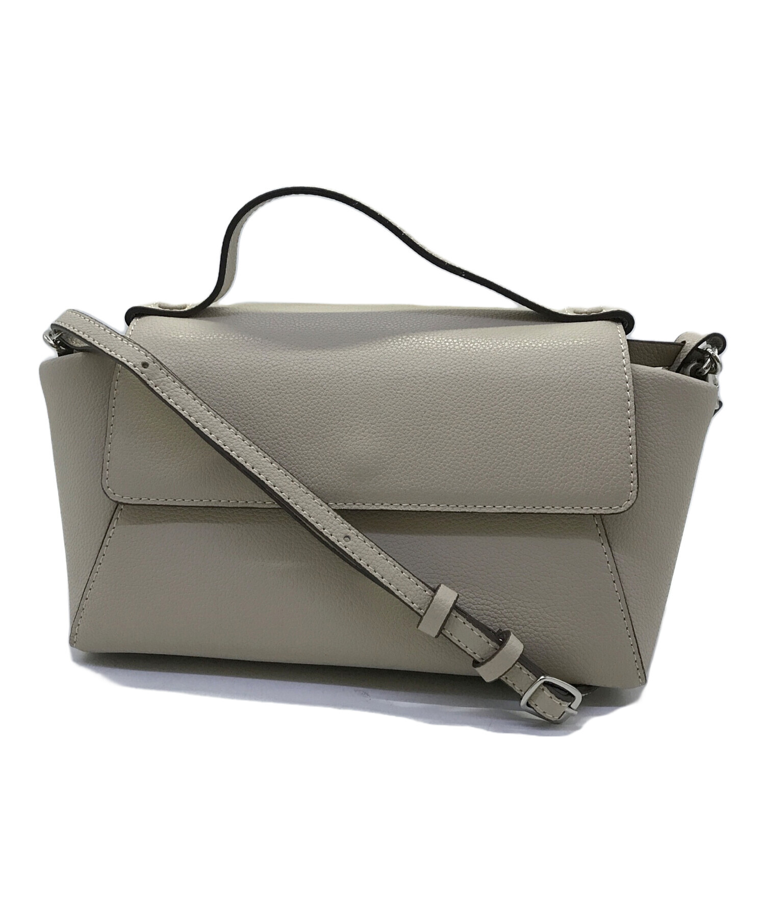 mica della valle ベージュ ハンドバッグ