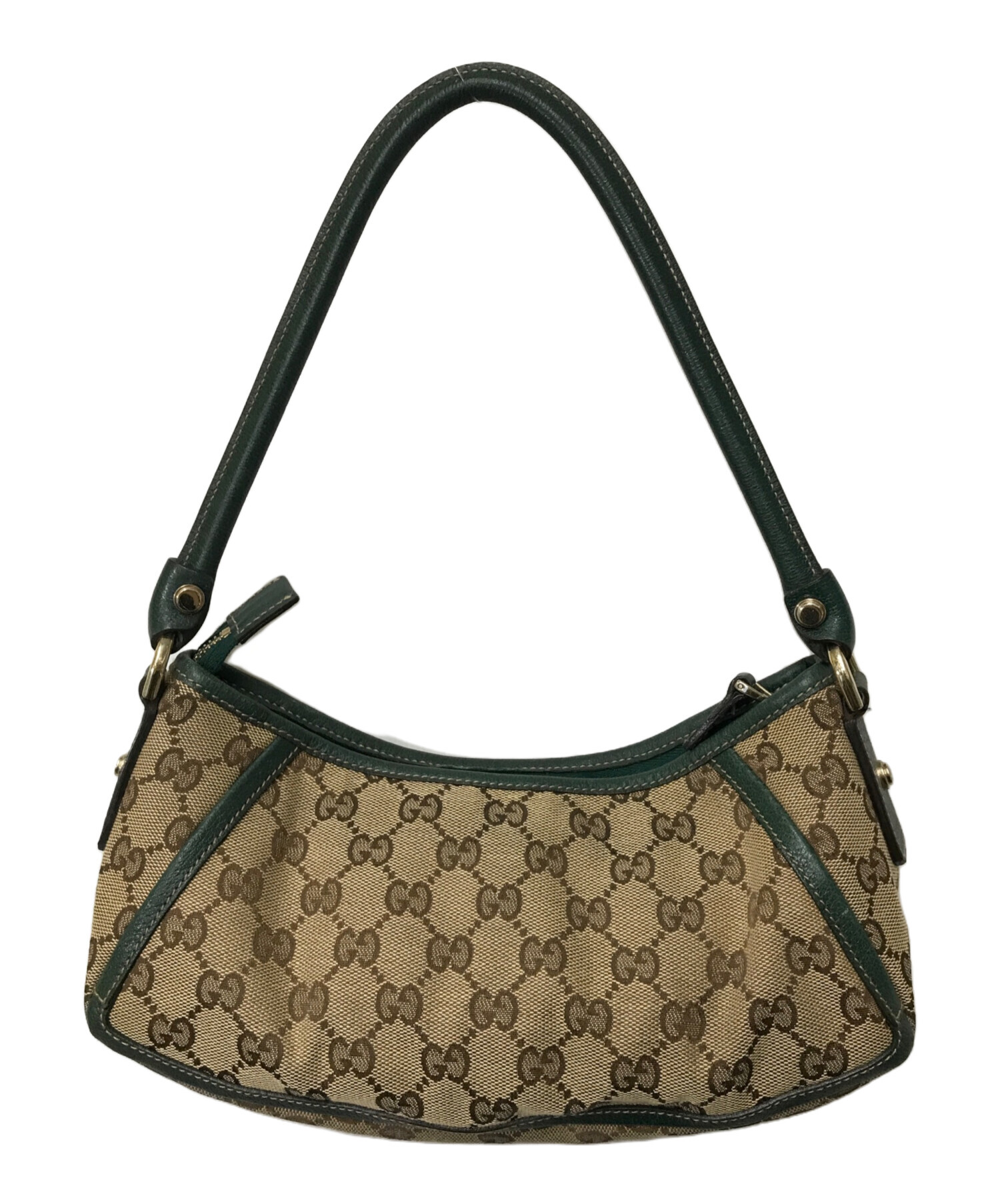 グッチ GUCCI ショルダーバッグ 130939 GG柄 ジャガード×レザー 